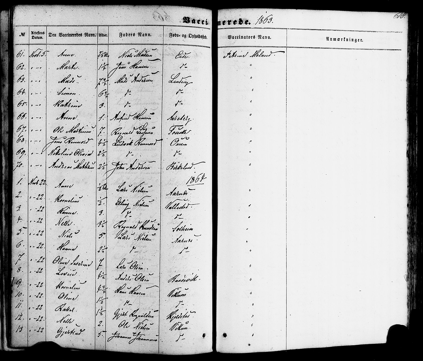 Gaular sokneprestembete, SAB/A-80001/H/Haa: Parish register (official) no. A 5, 1860-1881, p. 618