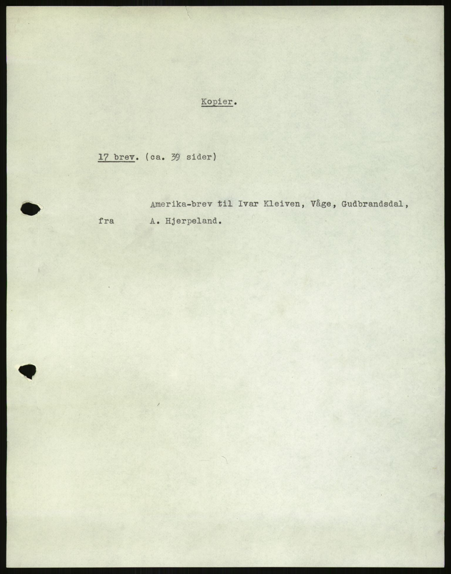 Samlinger til kildeutgivelse, Amerikabrevene, RA/EA-4057/F/L0038: Arne Odd Johnsens amerikabrevsamling II, 1855-1900, p. 371