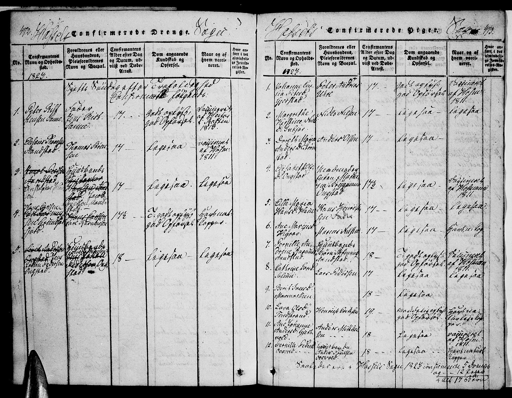 Ministerialprotokoller, klokkerbøker og fødselsregistre - Nordland, SAT/A-1459/888/L1237: Parish register (official) no. 888A05 /1, 1820-1836, p. 472-473