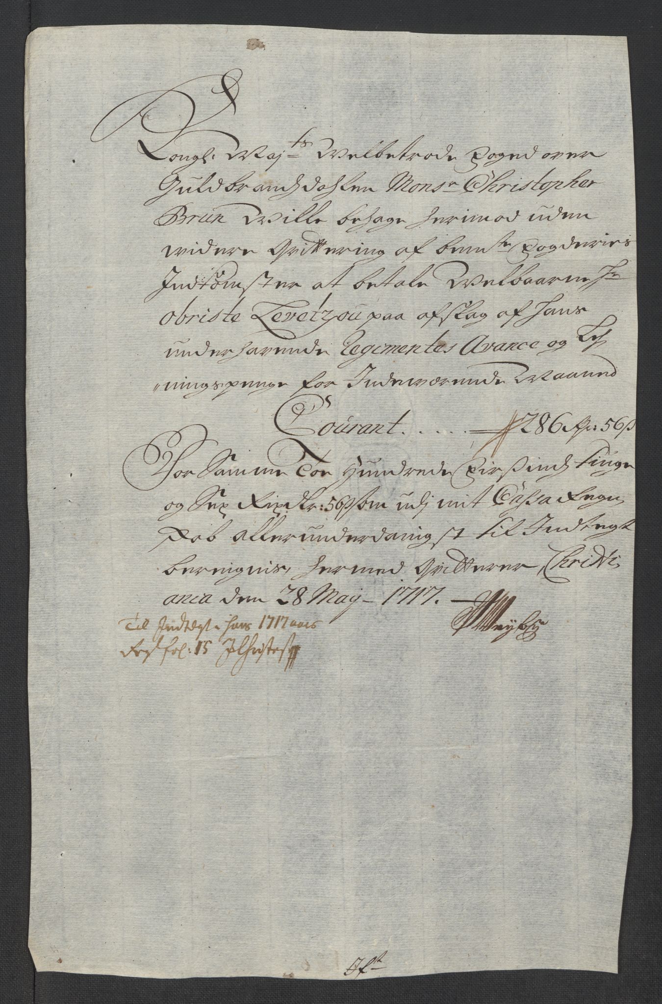 Rentekammeret inntil 1814, Reviderte regnskaper, Fogderegnskap, AV/RA-EA-4092/R17/L1187: Fogderegnskap Gudbrandsdal, 1717, p. 270