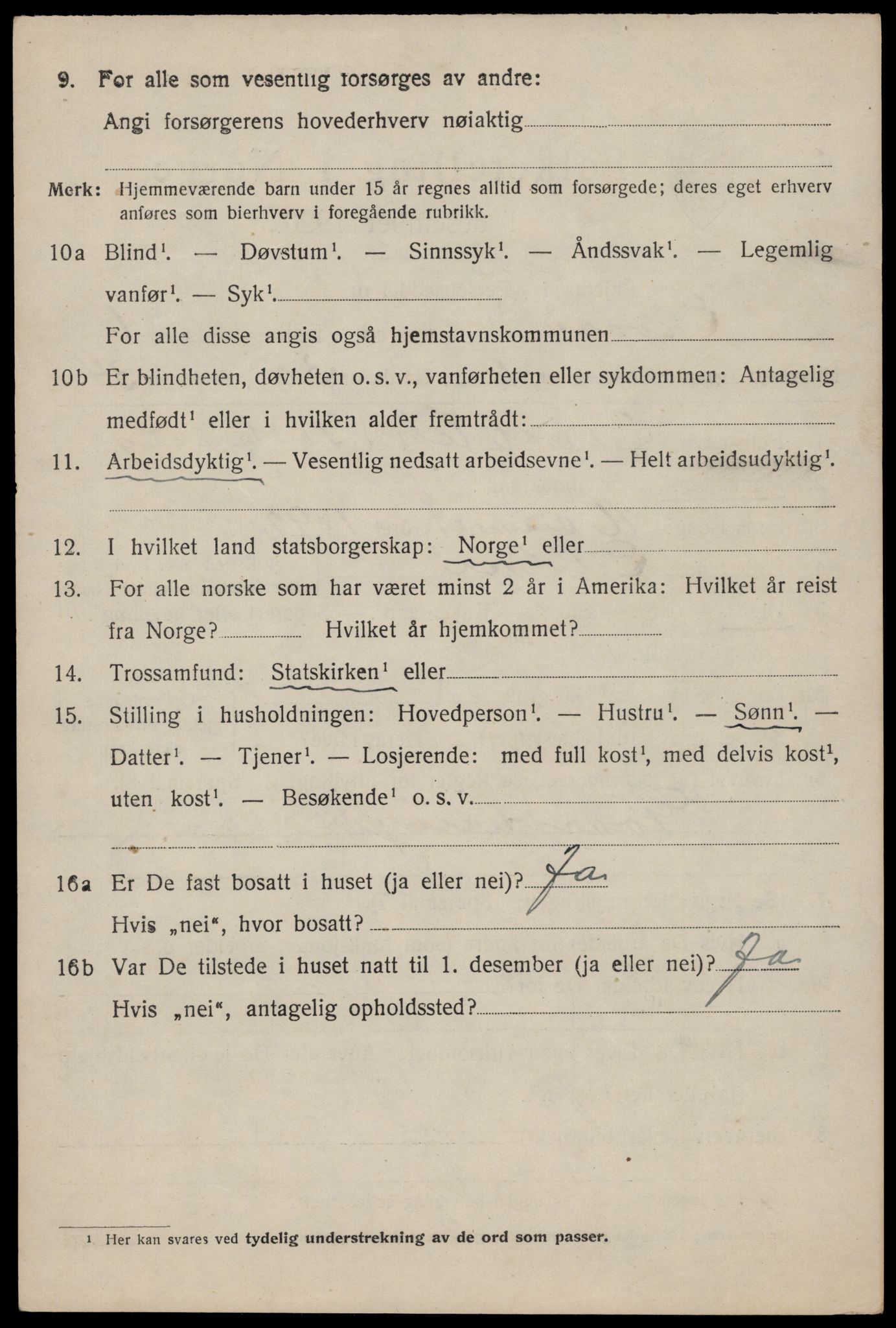 SAST, 1920 census for Skåre, 1920, p. 3733