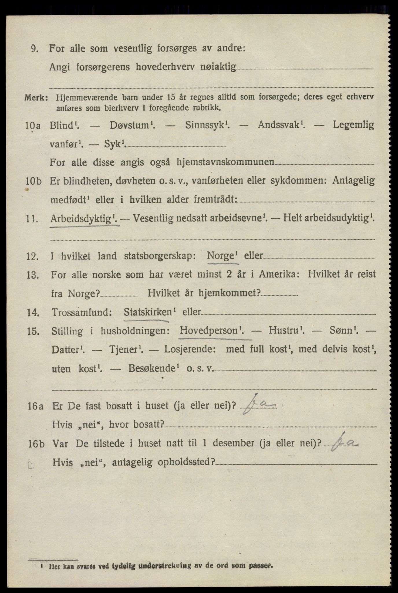 SAO, 1920 census for Høland, 1920, p. 5058