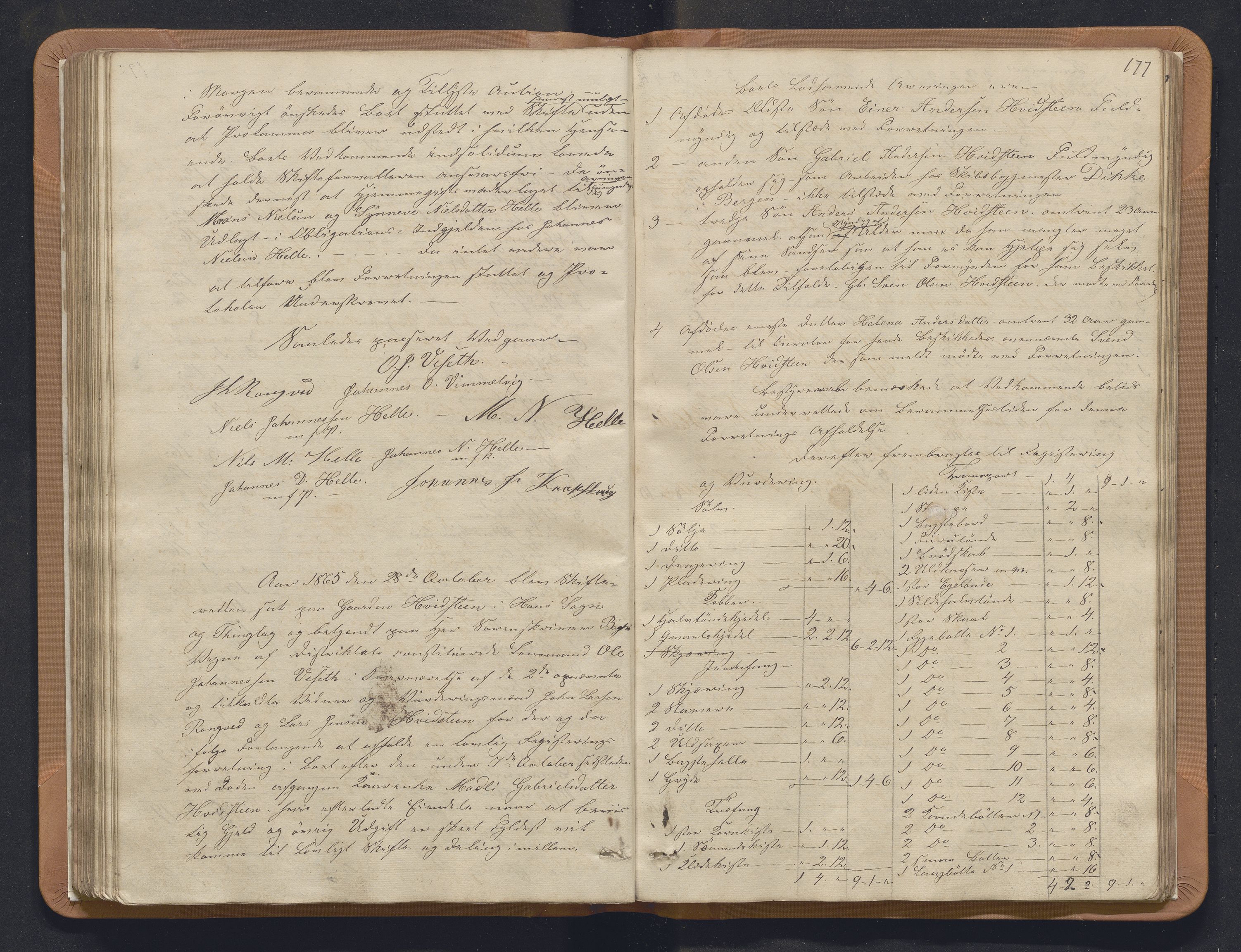 Nordhordland sorenskrivar, AV/SAB-A-2901/1/H/Hb/L0011: Registreringsprotokollar, 1862-1867, p. 176-177