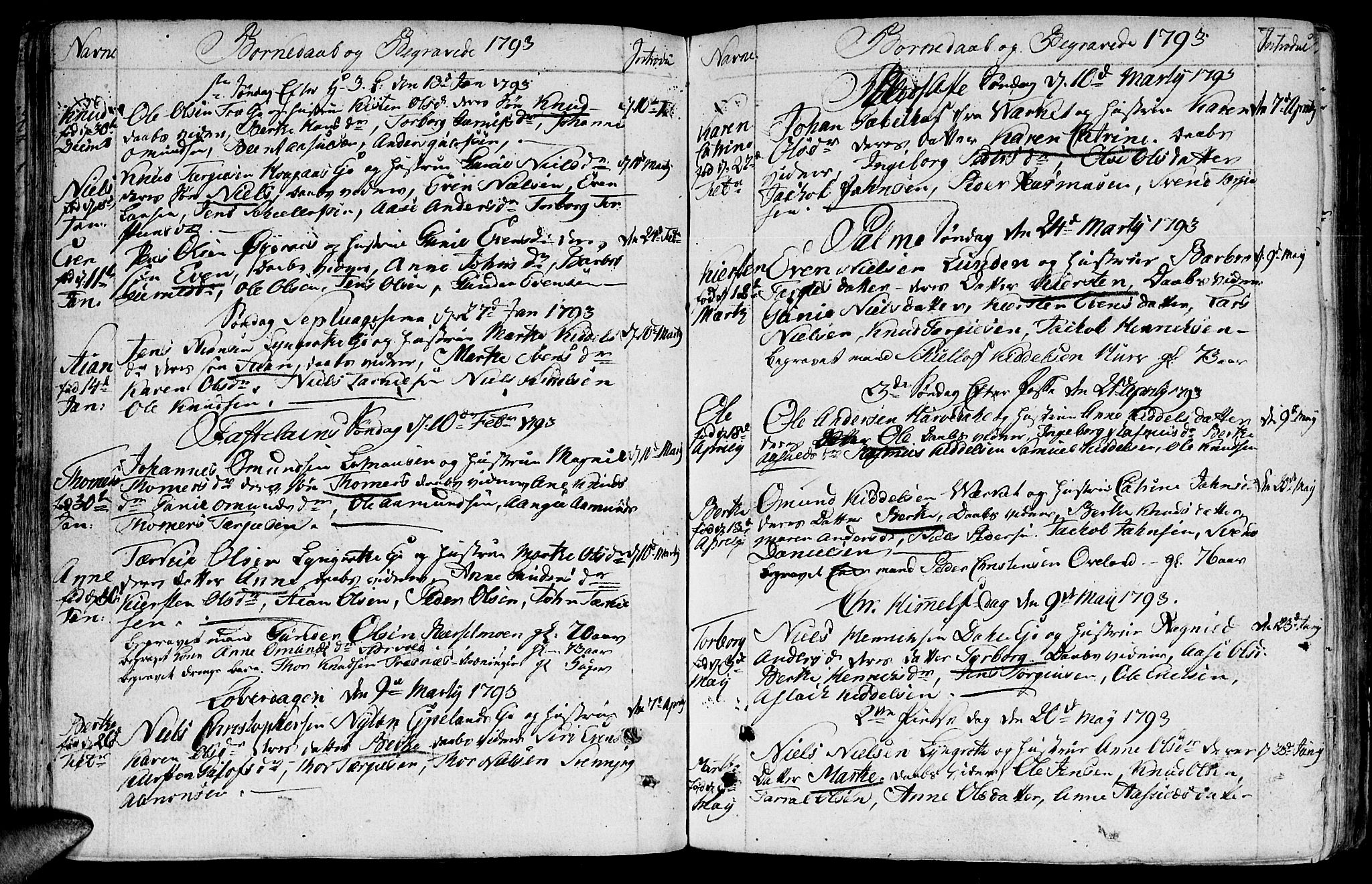 Froland sokneprestkontor, SAK/1111-0013/F/Fb/L0005: Parish register (copy) no. B 5, 1786-1816, p. 31