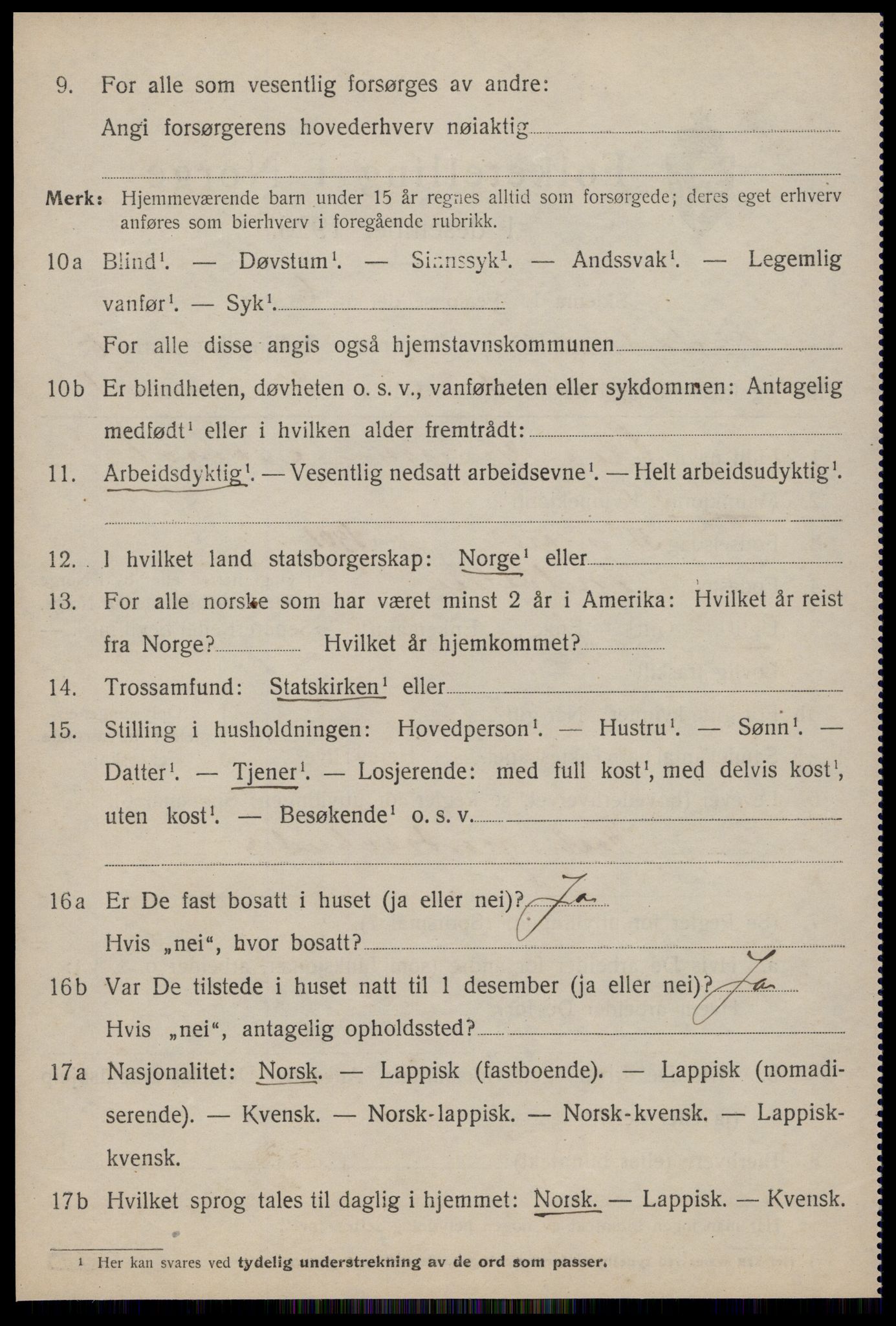 SAT, 1920 census for Meldal, 1920, p. 7296