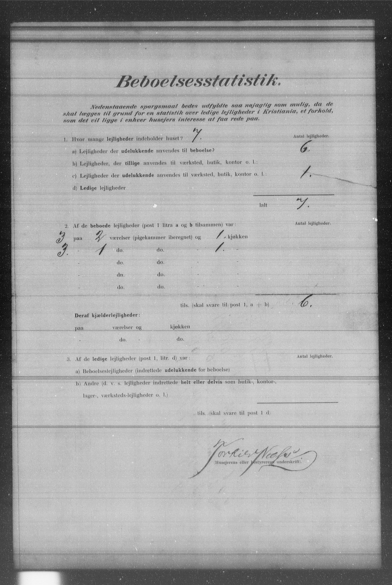 OBA, Municipal Census 1902 for Kristiania, 1902, p. 10785