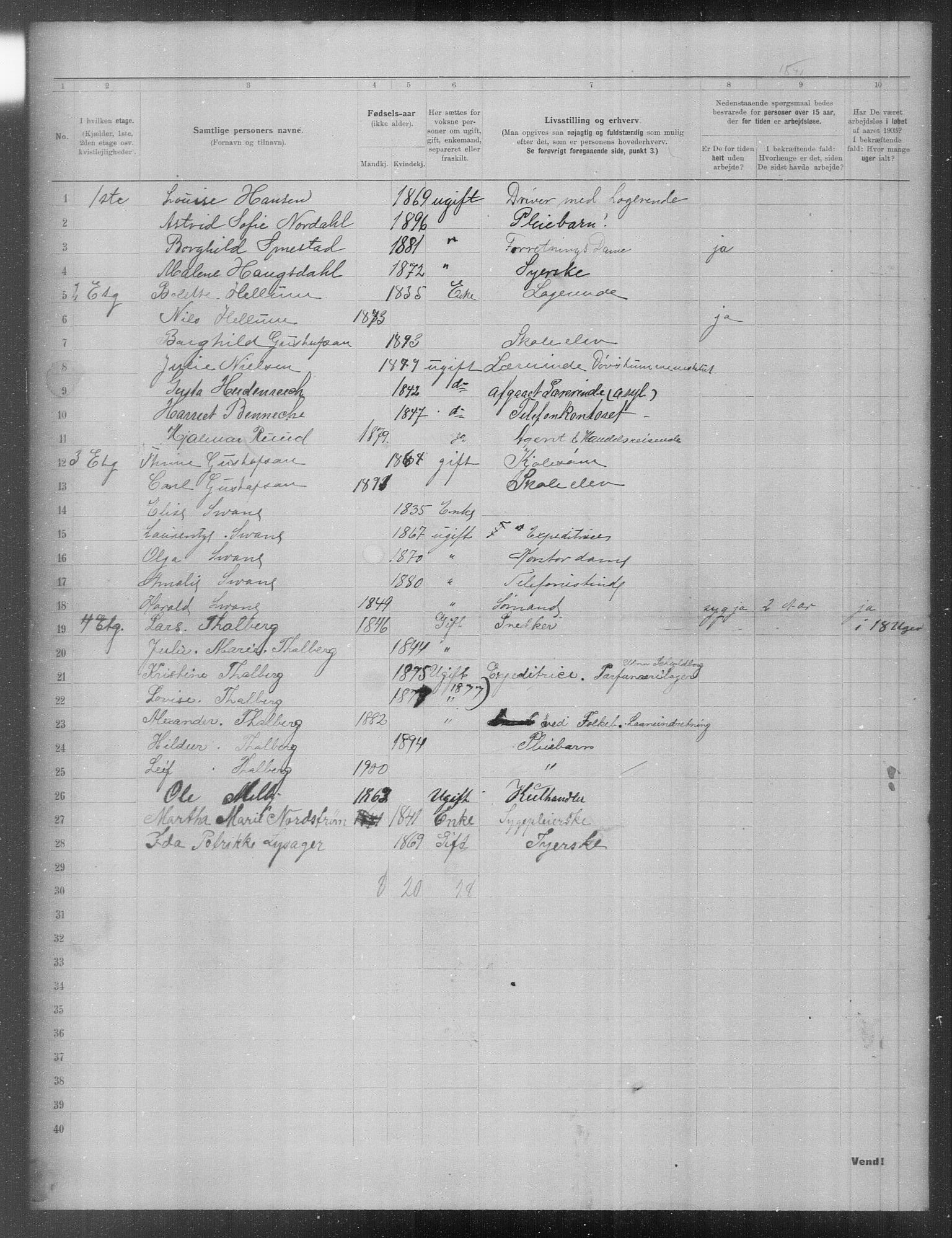 OBA, Municipal Census 1903 for Kristiania, 1903, p. 15446