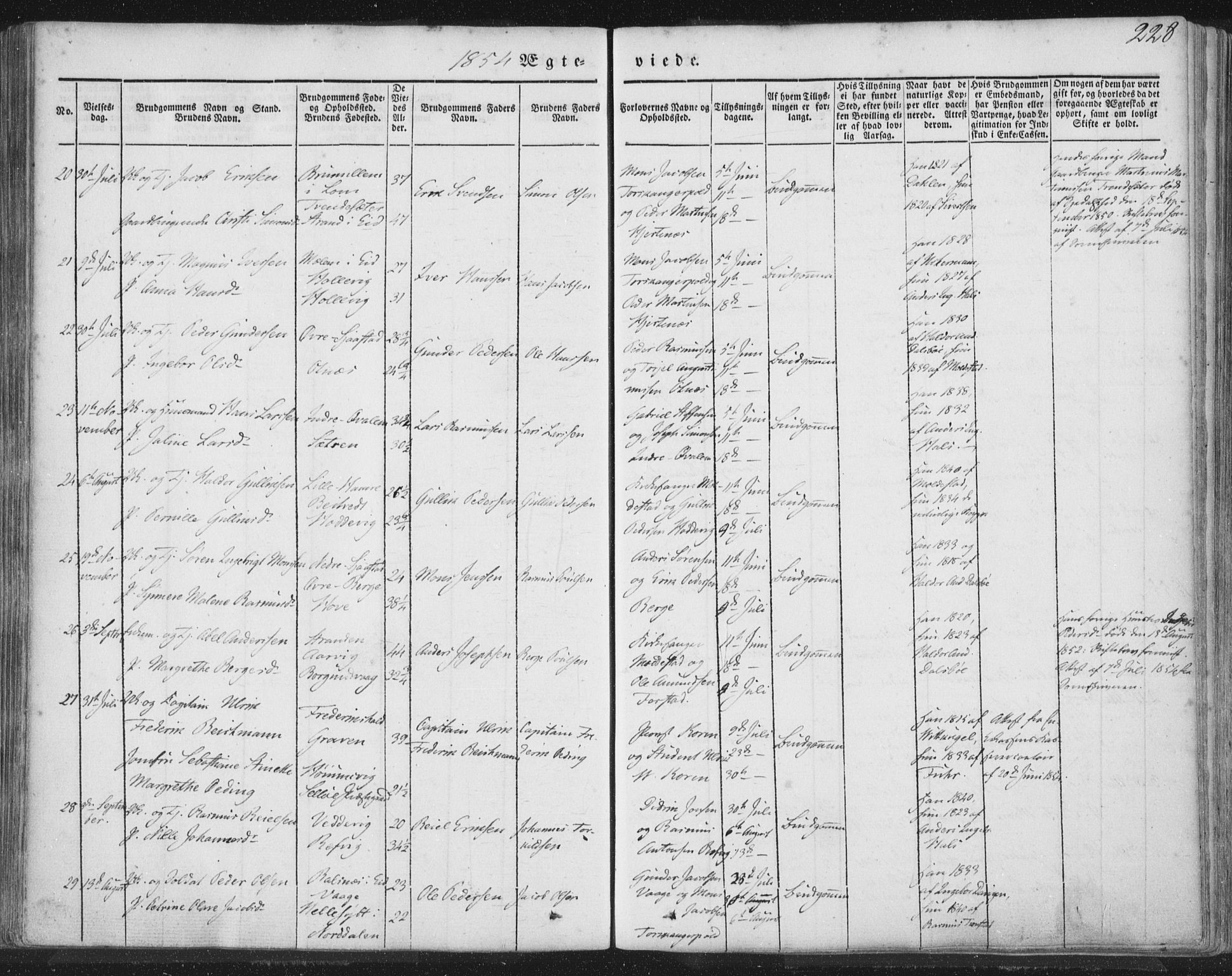 Selje sokneprestembete, SAB/A-99938/H/Ha/Haa/Haaa: Parish register (official) no. A 10, 1844-1858, p. 228