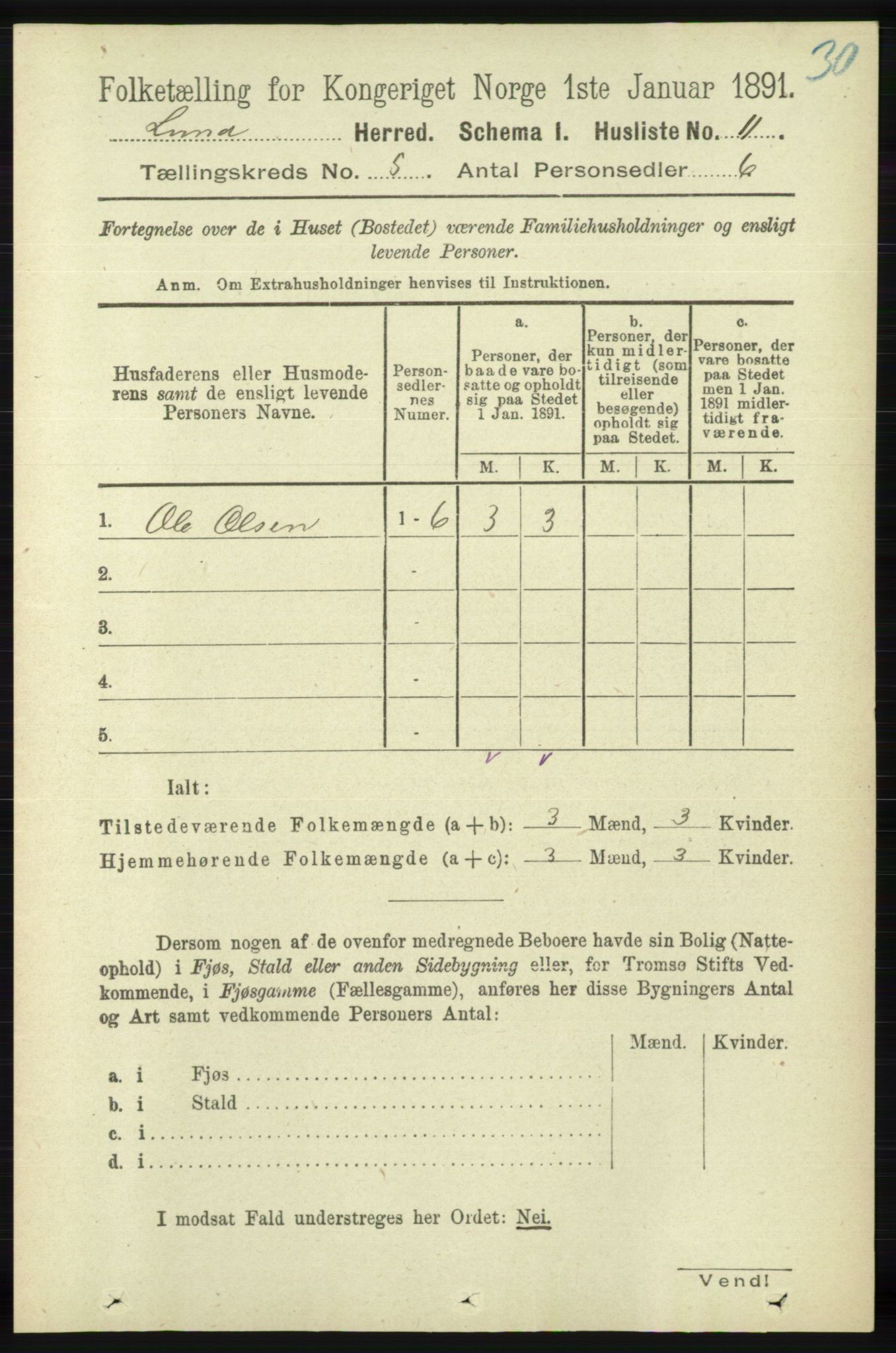 RA, 1891 census for 1112 Lund, 1891, p. 1681