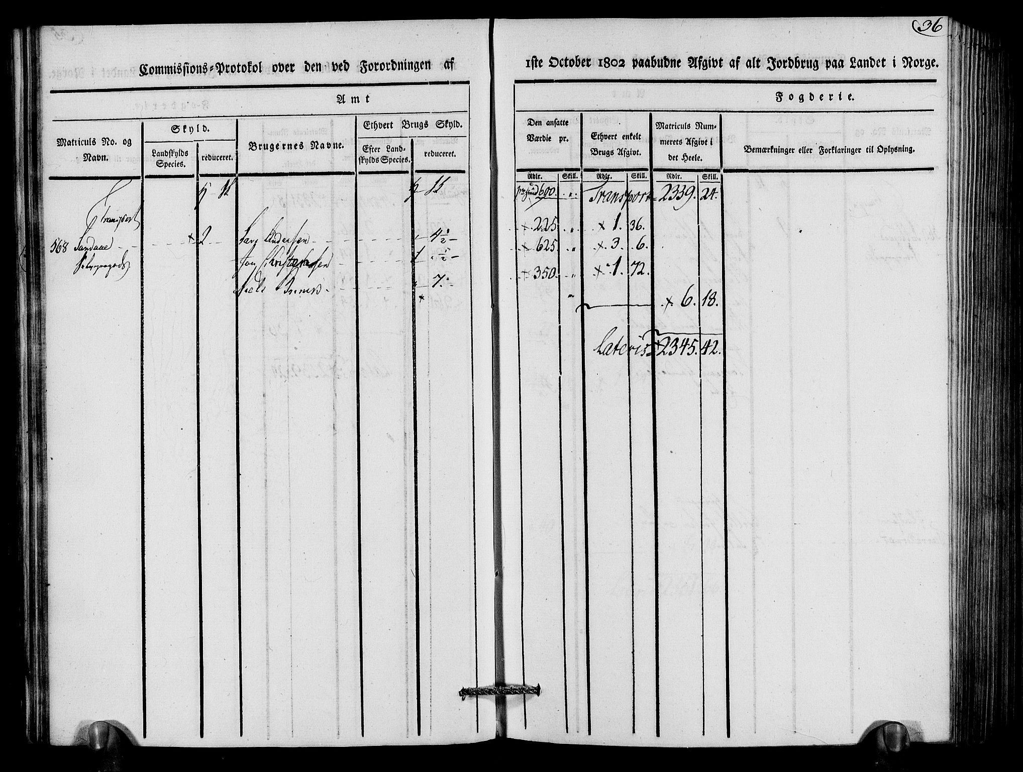 Rentekammeret inntil 1814, Realistisk ordnet avdeling, AV/RA-EA-4070/N/Ne/Nea/L0079: Nedenes fogderi. Kommisjonsprotokoll "Nr. 2", for Strengereid skipreide, 1803, p. 37