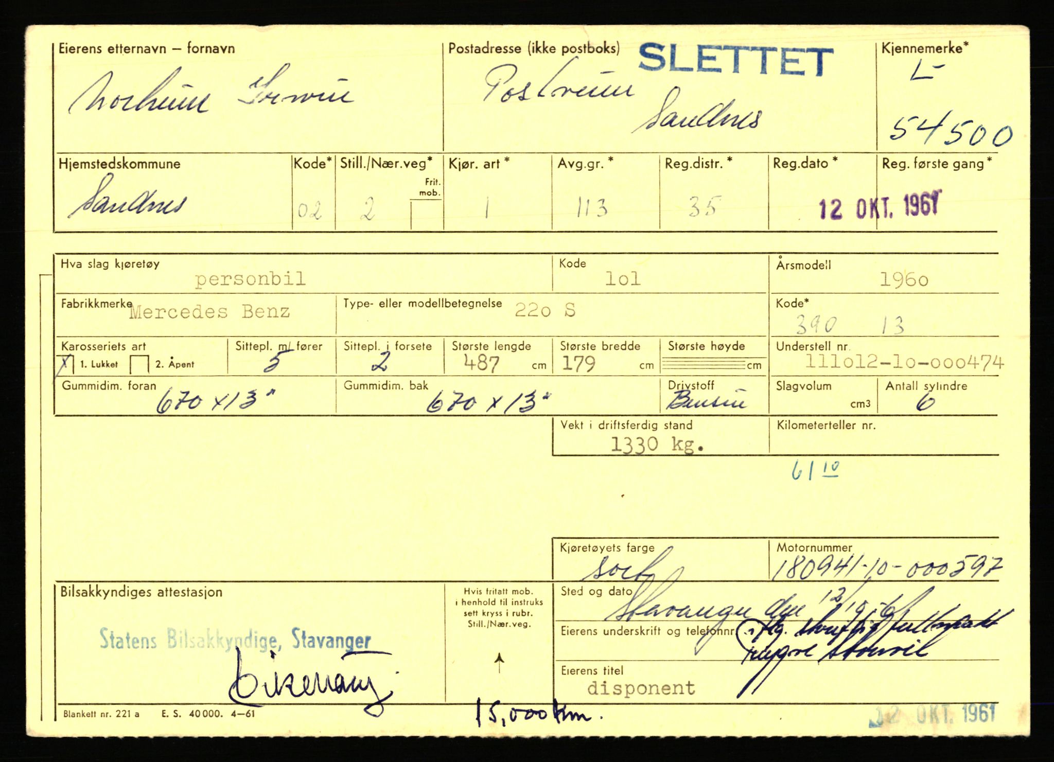 Stavanger trafikkstasjon, AV/SAST-A-101942/0/F/L0054: L-54200 - L-55699, 1930-1971, p. 629