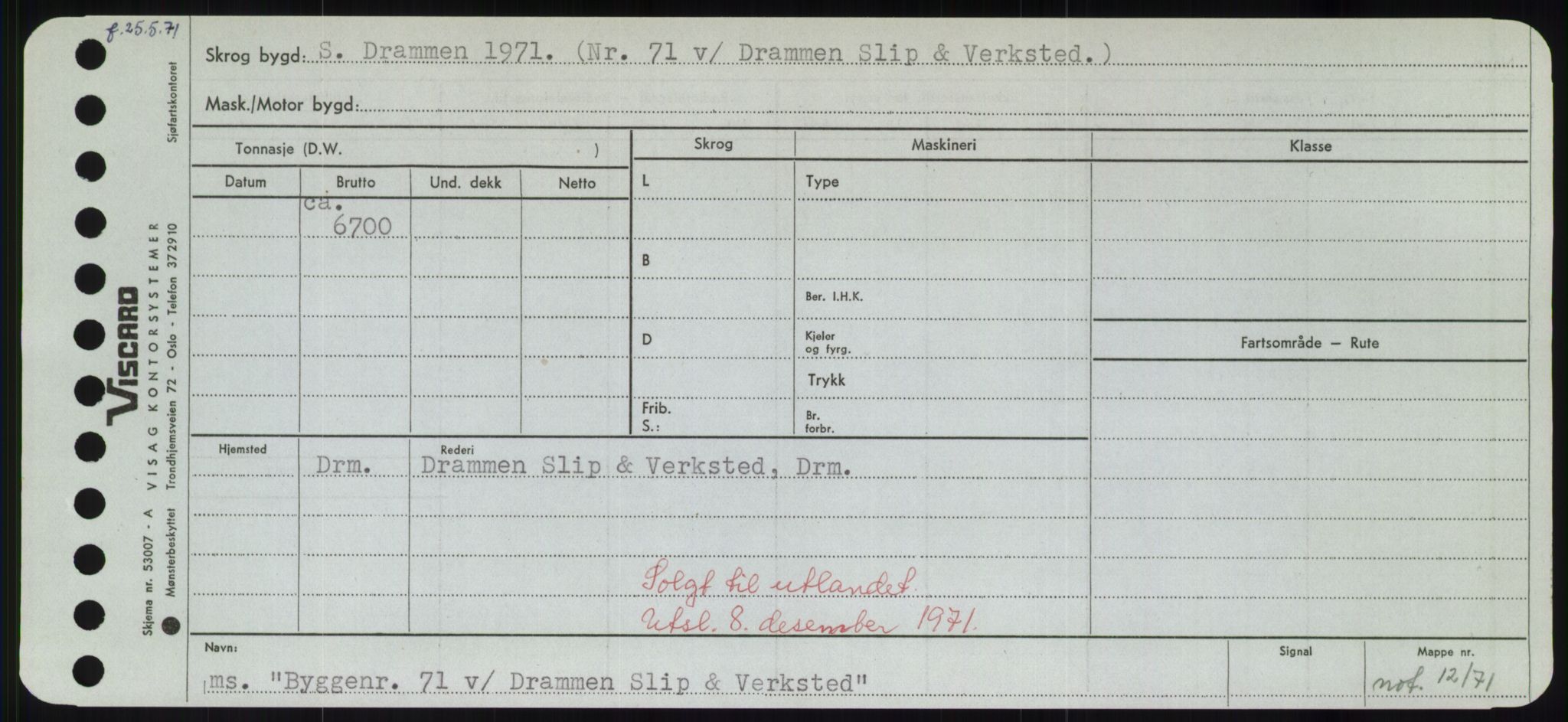 Sjøfartsdirektoratet med forløpere, Skipsmålingen, RA/S-1627/H/Hd/L0006: Fartøy, Byg-Båt, p. 199