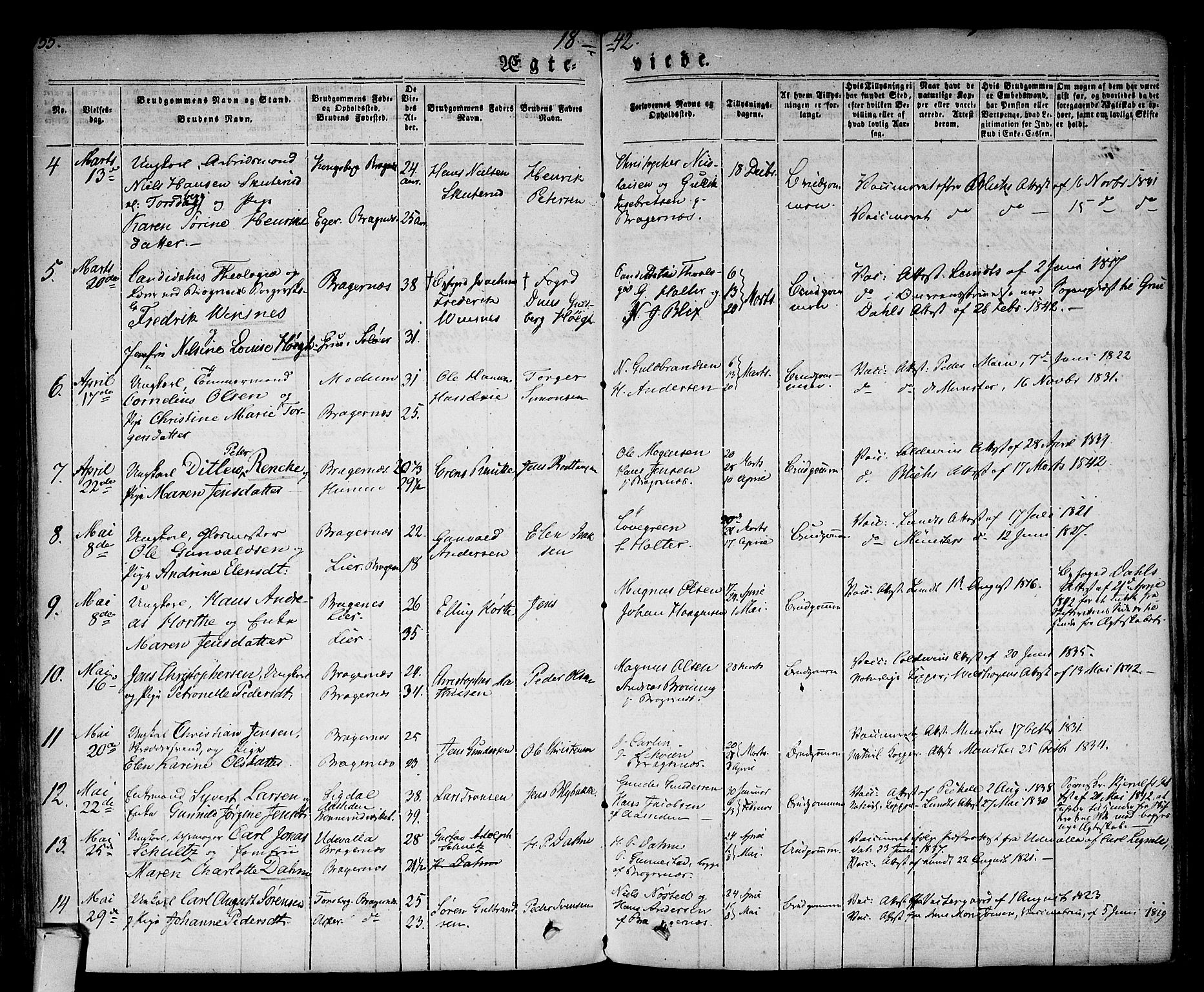 Bragernes kirkebøker, AV/SAKO-A-6/F/Fc/L0001: Parish register (official) no. III 1, 1830-1853, p. 155