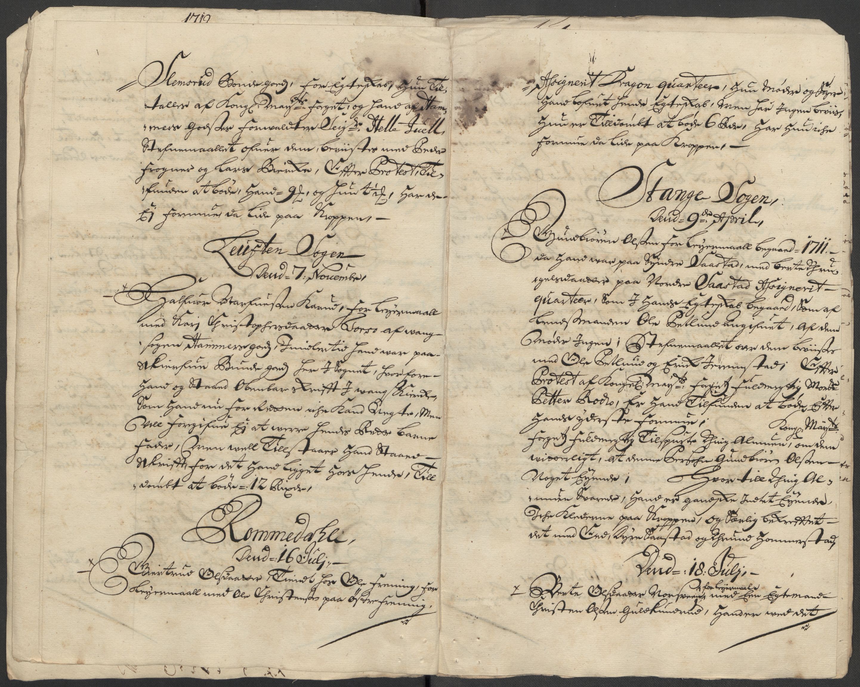 Rentekammeret inntil 1814, Reviderte regnskaper, Fogderegnskap, AV/RA-EA-4092/R16/L1049: Fogderegnskap Hedmark, 1712, p. 181