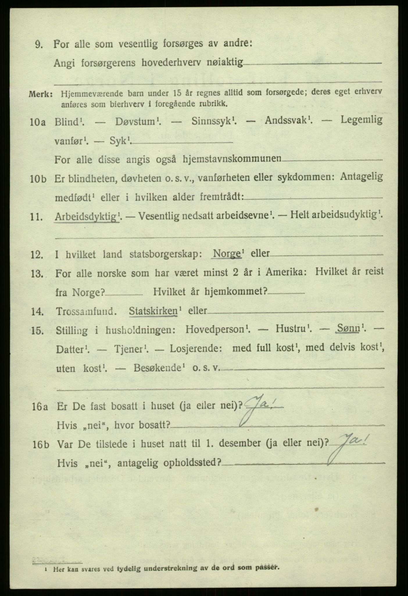 SAB, 1920 census for Askvoll, 1920, p. 5527