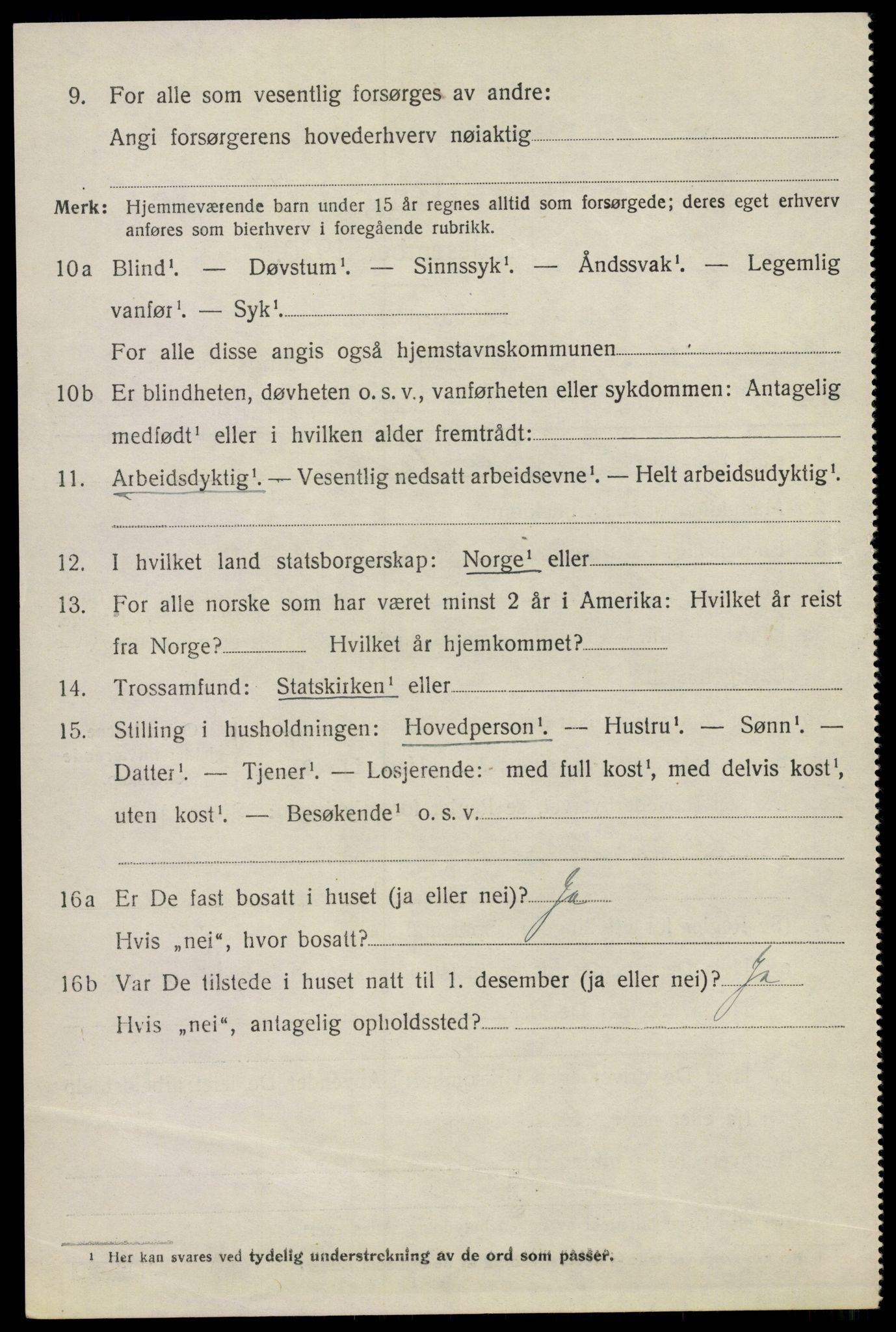 SAO, 1920 census for Våler, 1920, p. 2057