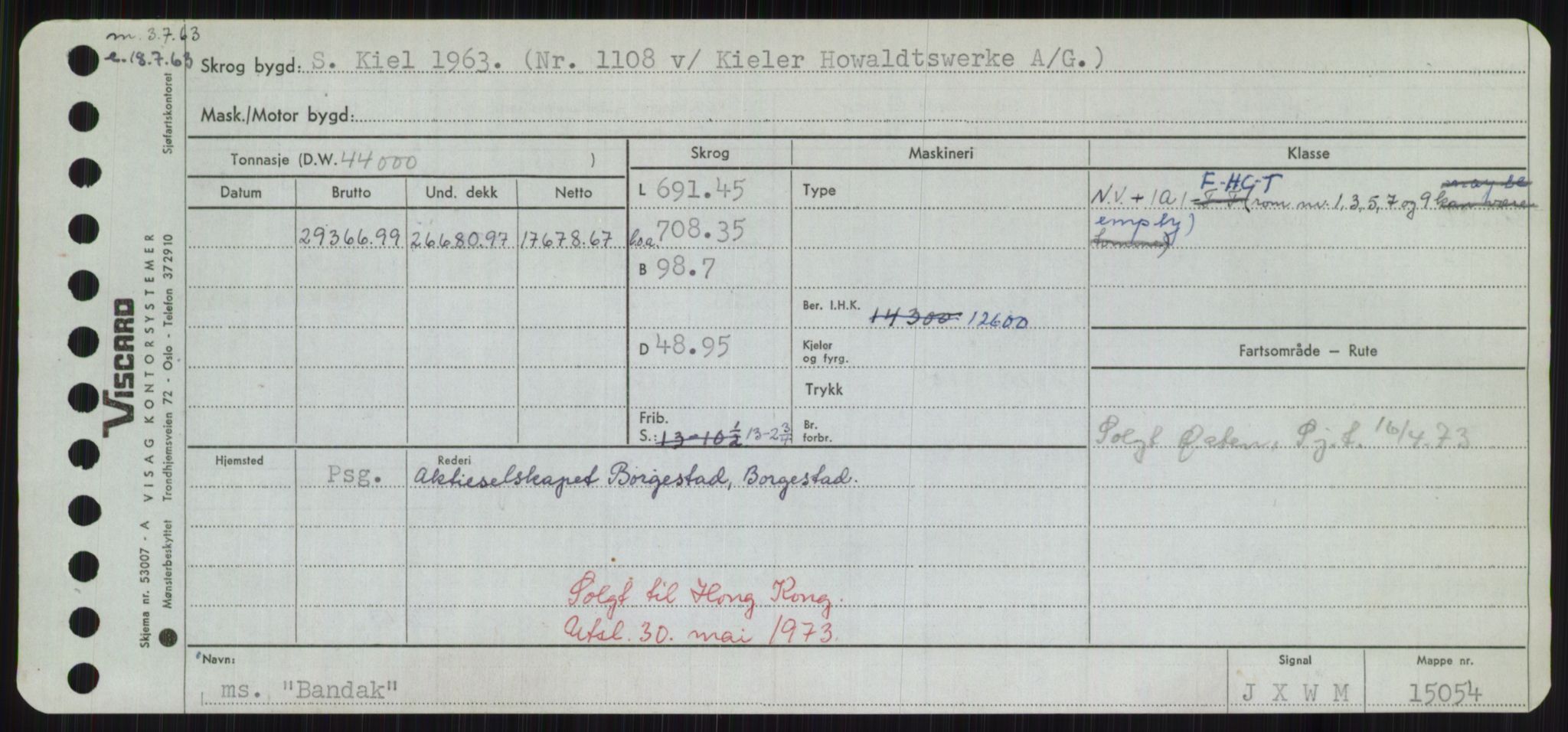 Sjøfartsdirektoratet med forløpere, Skipsmålingen, RA/S-1627/H/Hd/L0003: Fartøy, B-Bev, p. 209