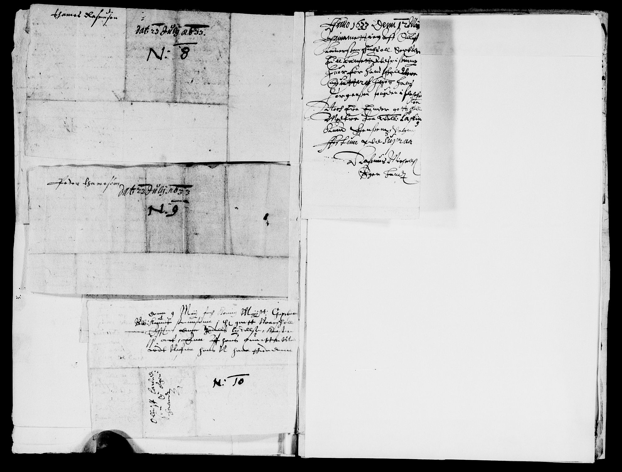 Rentekammeret inntil 1814, Reviderte regnskaper, Lensregnskaper, AV/RA-EA-5023/R/Rb/Rbq/L0022: Nedenes len. Mandals len. Råbyggelag., 1632-1634