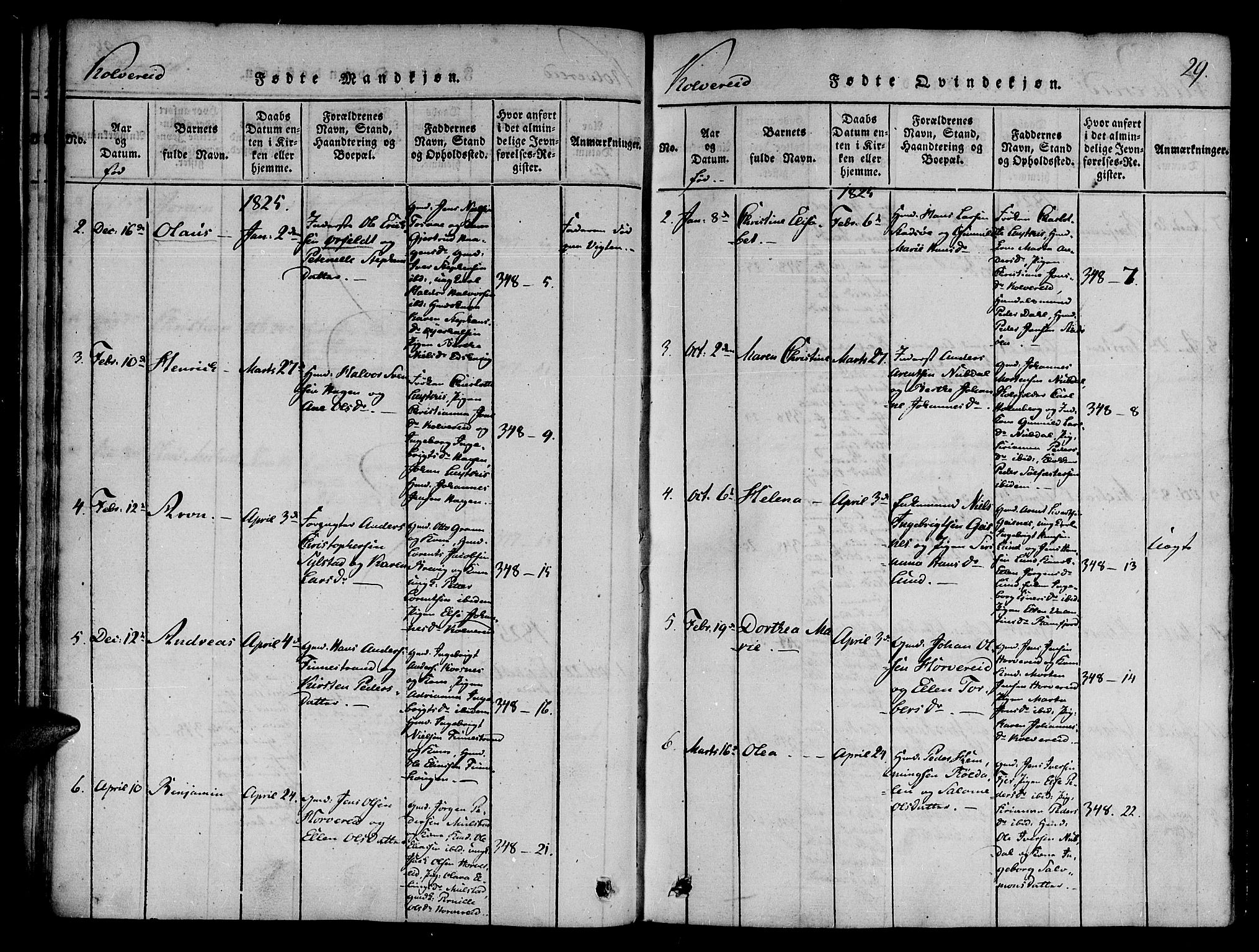 Ministerialprotokoller, klokkerbøker og fødselsregistre - Nord-Trøndelag, AV/SAT-A-1458/780/L0636: Parish register (official) no. 780A03 /1, 1815-1830, p. 29