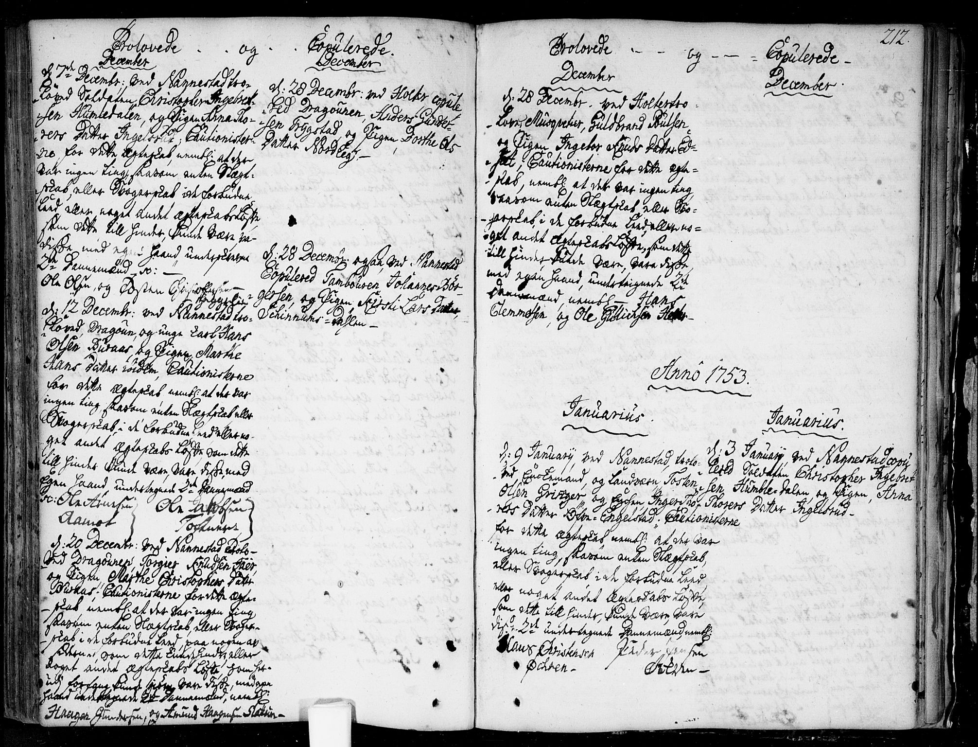Nannestad prestekontor Kirkebøker, SAO/A-10414a/F/Fa/L0006: Parish register (official) no. I 6, 1739-1754, p. 212