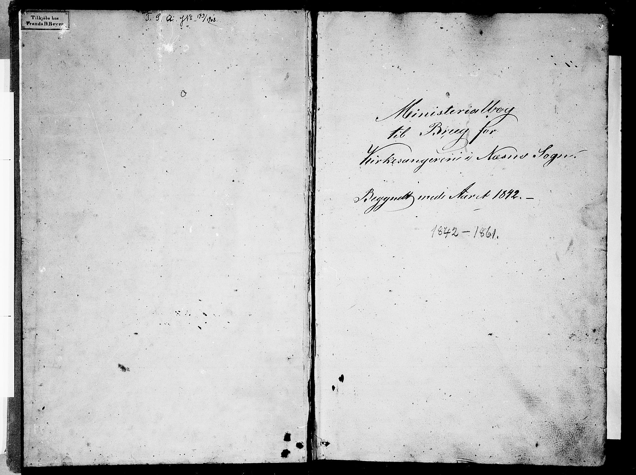 Ministerialprotokoller, klokkerbøker og fødselsregistre - Nordland, AV/SAT-A-1459/838/L0555: Parish register (copy) no. 838C02, 1842-1861