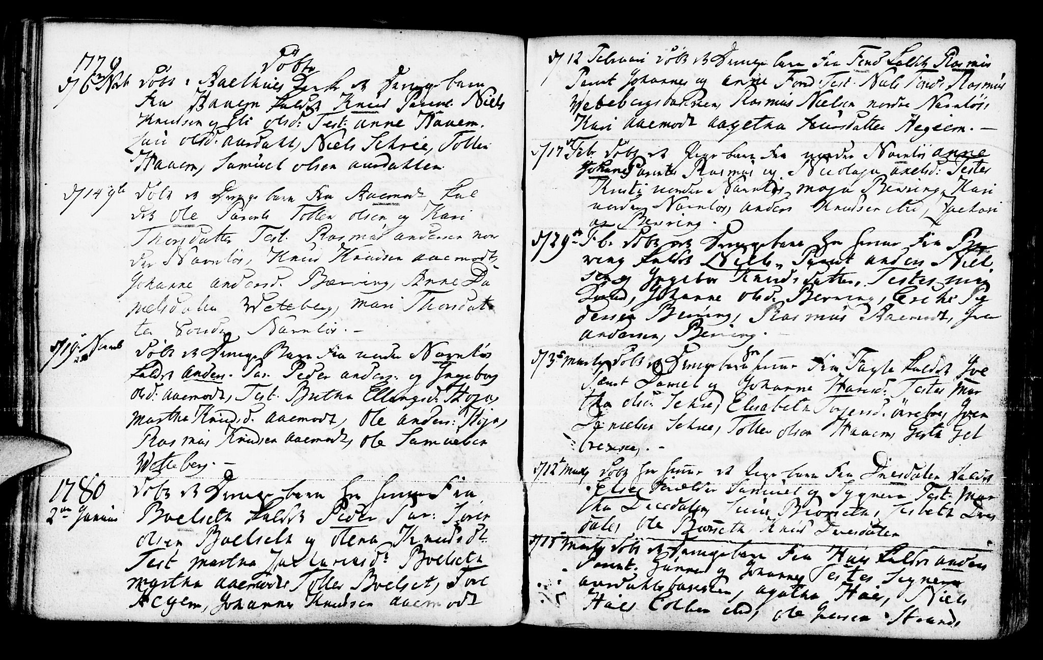 Jølster sokneprestembete, SAB/A-80701/H/Haa/Haaa/L0004: Parish register (official) no. A 4, 1749-1789, p. 168