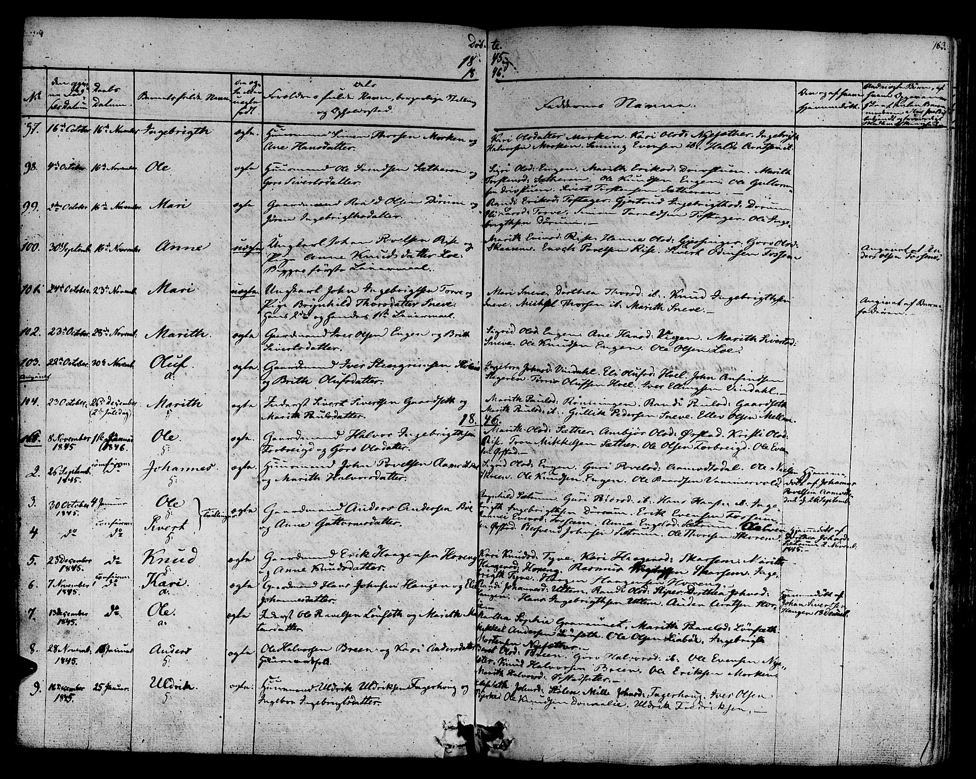Ministerialprotokoller, klokkerbøker og fødselsregistre - Sør-Trøndelag, SAT/A-1456/678/L0897: Parish register (official) no. 678A06-07, 1821-1847, p. 163
