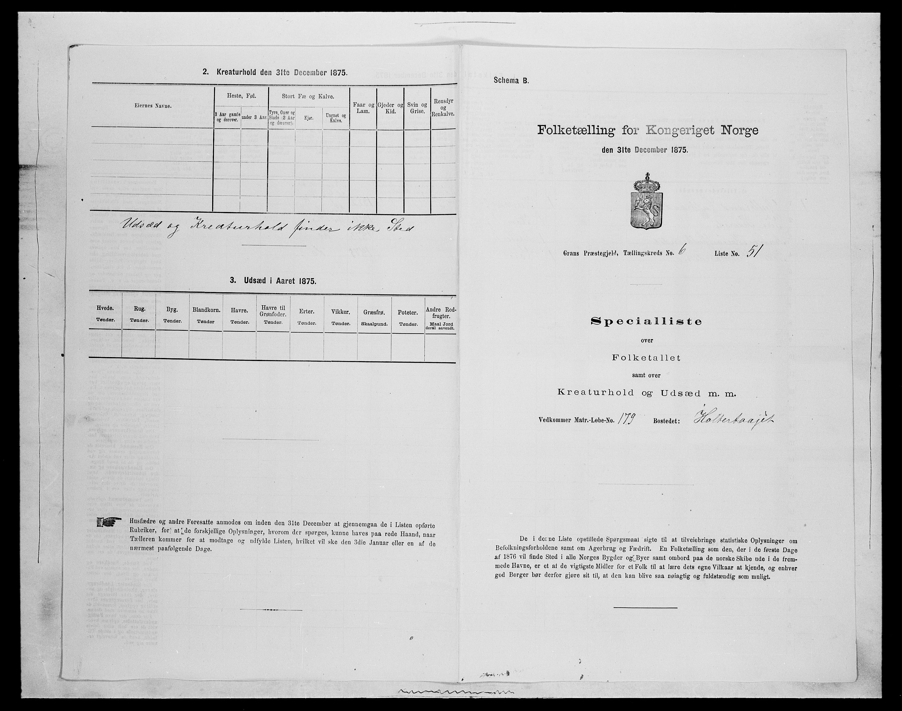 SAH, 1875 census for 0534P Gran, 1875, p. 1121