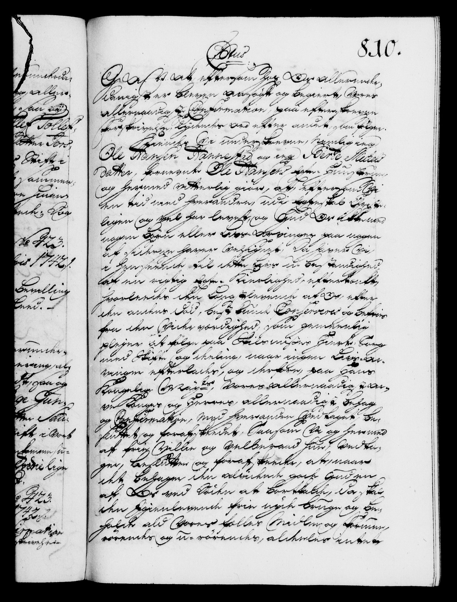 Danske Kanselli 1572-1799, AV/RA-EA-3023/F/Fc/Fca/Fcaa/L0032: Norske registre, 1741-1742, p. 810a