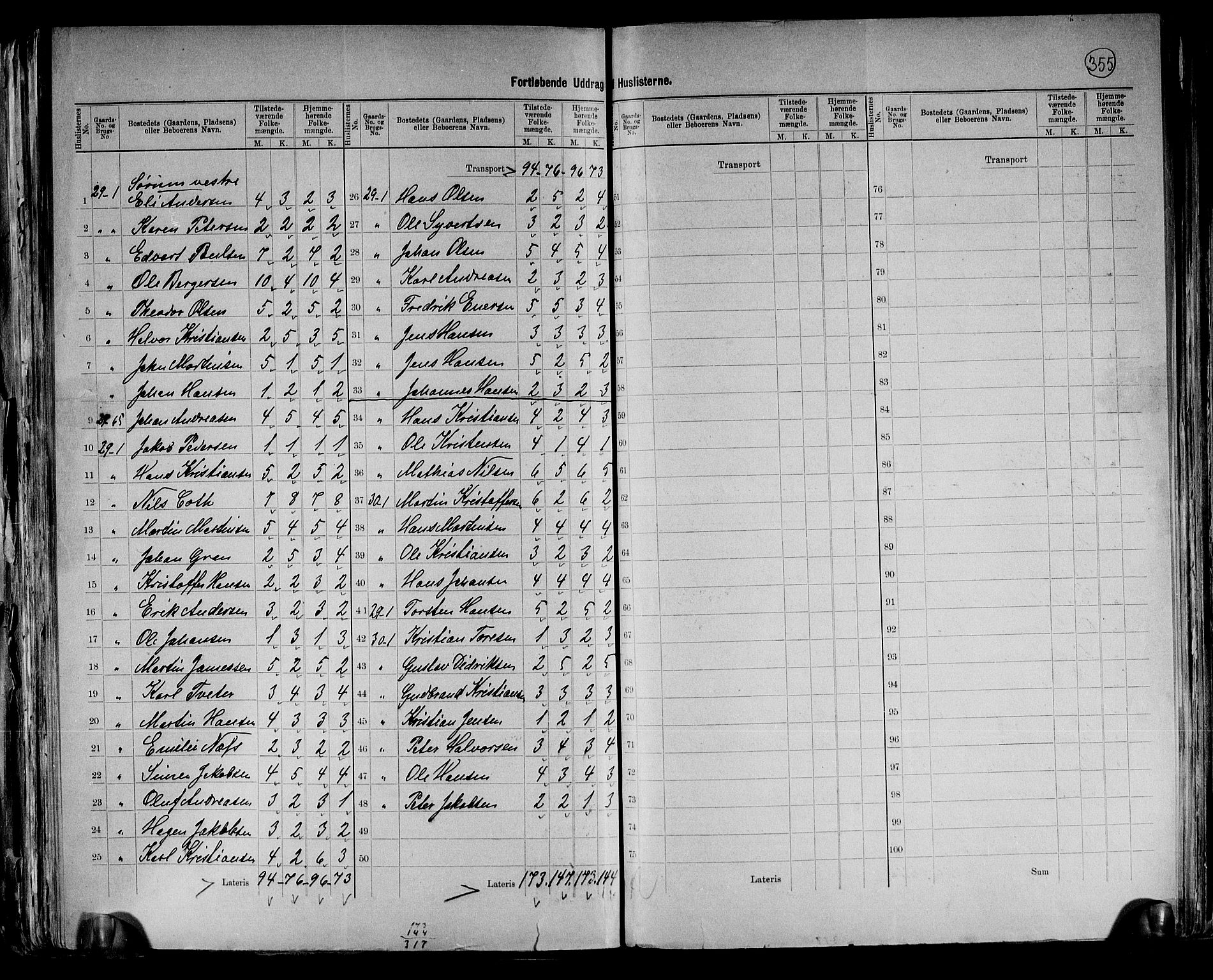 RA, 1891 census for 0231 Skedsmo, 1891, p. 23