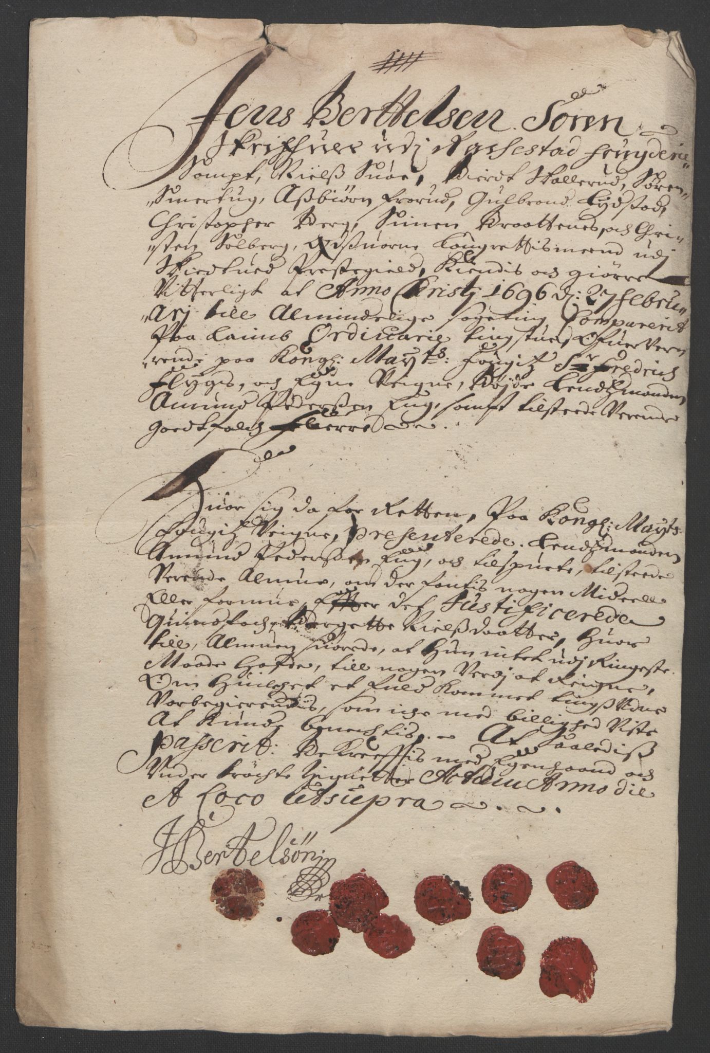 Rentekammeret inntil 1814, Reviderte regnskaper, Fogderegnskap, AV/RA-EA-4092/R07/L0285: Fogderegnskap Rakkestad, Heggen og Frøland, 1695, p. 336