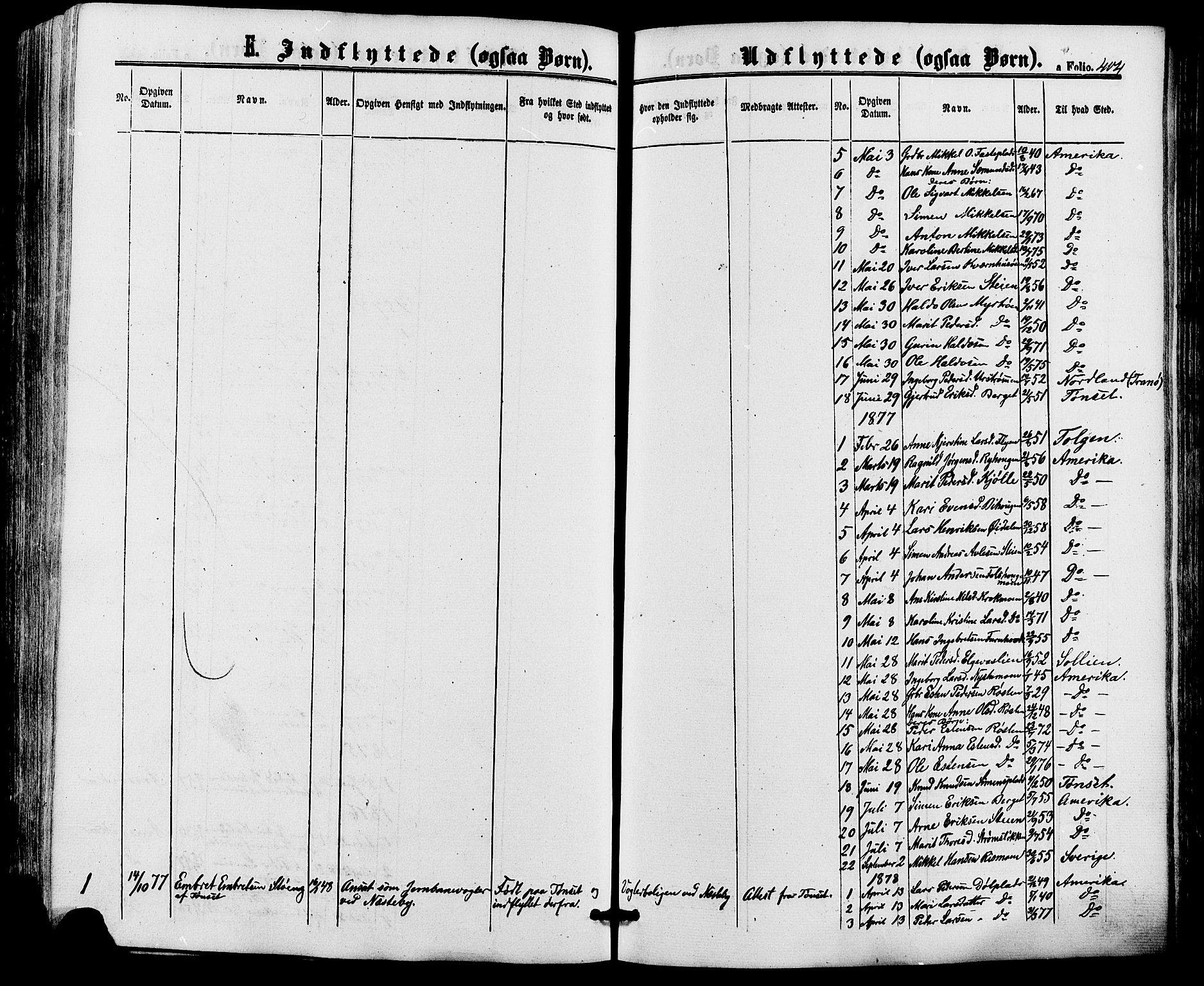 Alvdal prestekontor, SAH/PREST-060/H/Ha/Haa/L0001: Parish register (official) no. 1, 1863-1882, p. 404