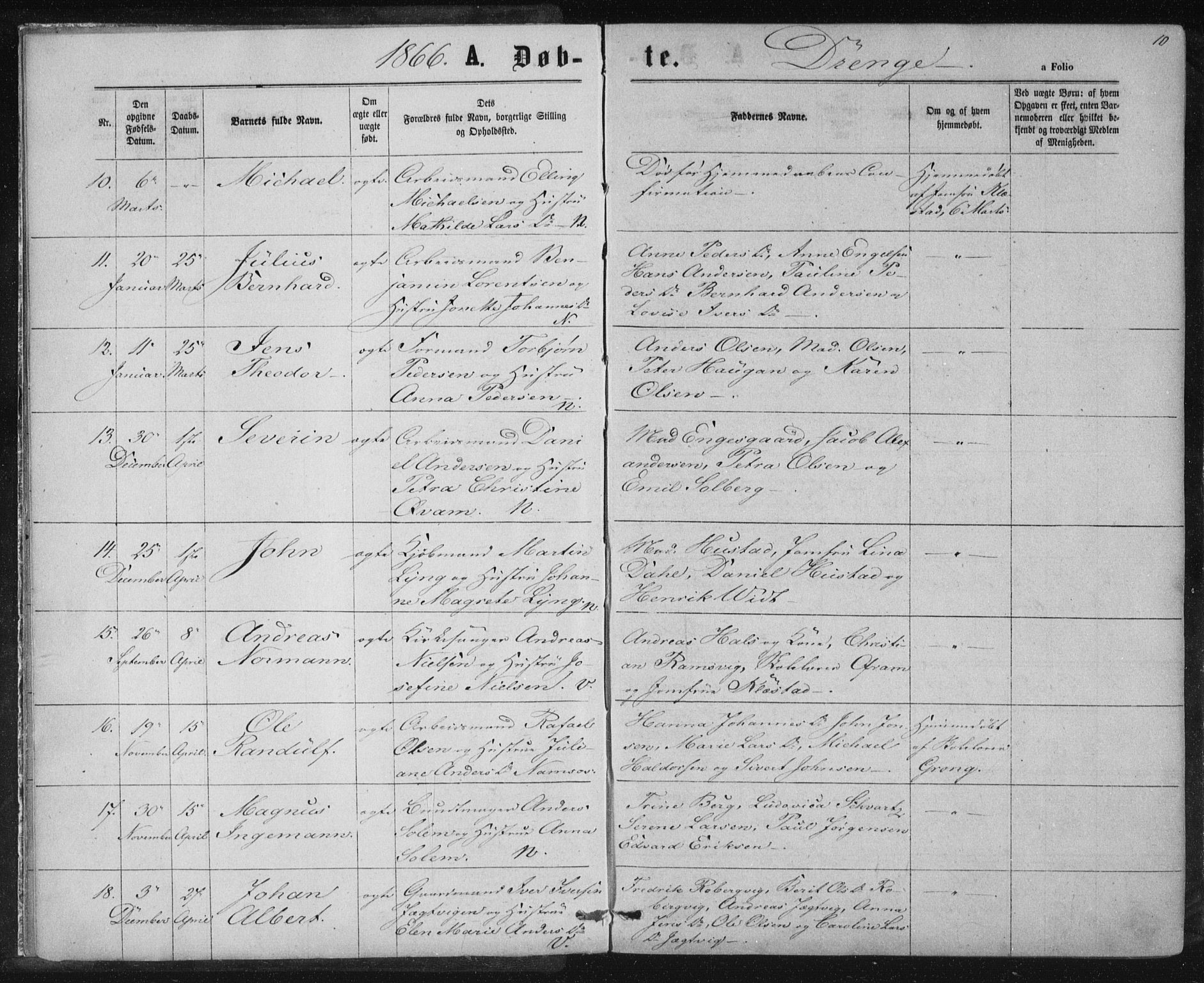 Ministerialprotokoller, klokkerbøker og fødselsregistre - Nord-Trøndelag, AV/SAT-A-1458/768/L0570: Parish register (official) no. 768A05, 1865-1874, p. 10