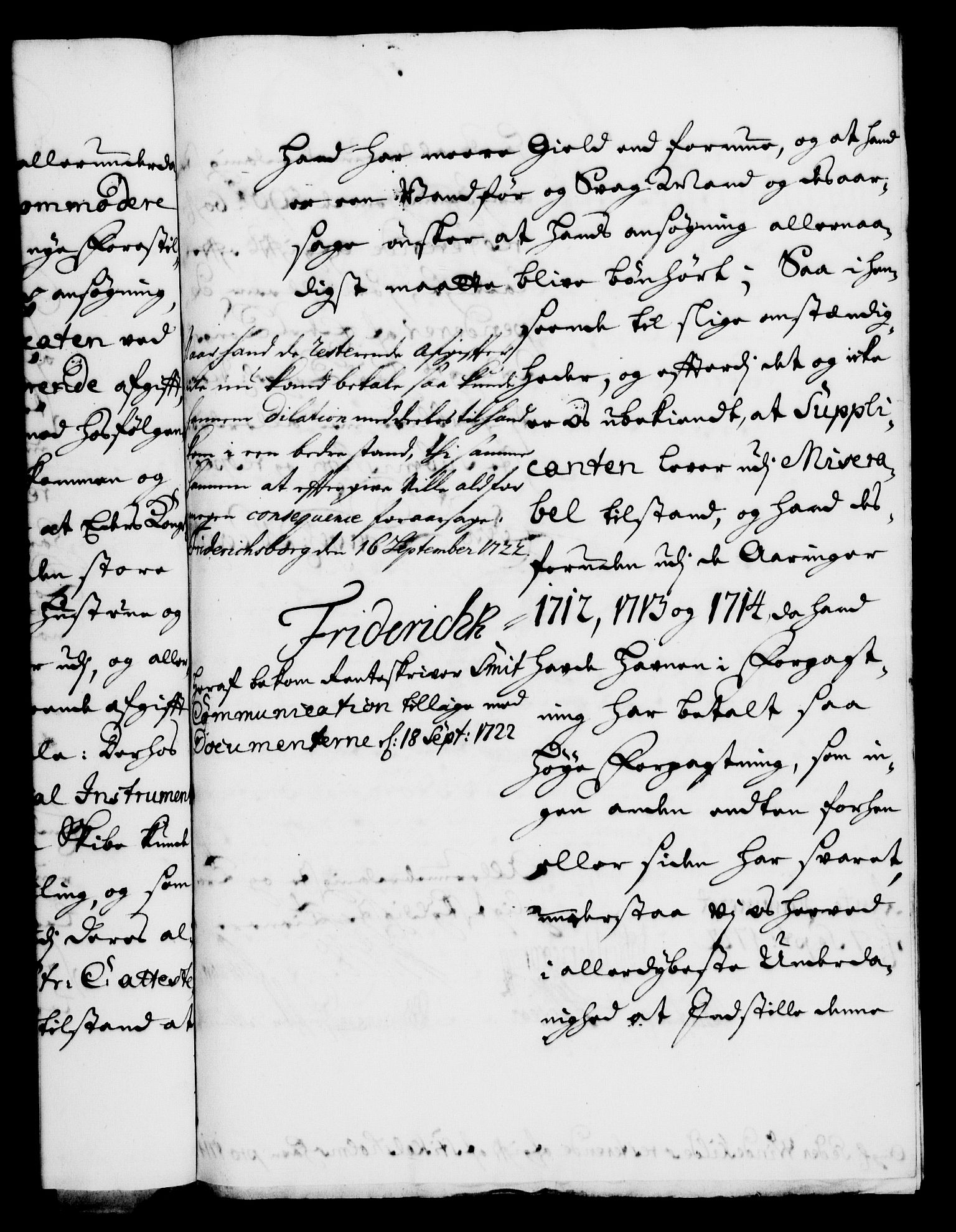 Rentekammeret, Kammerkanselliet, RA/EA-3111/G/Gf/Gfa/L0005: Norsk relasjons- og resolusjonsprotokoll (merket RK 52.5), 1722, p. 540
