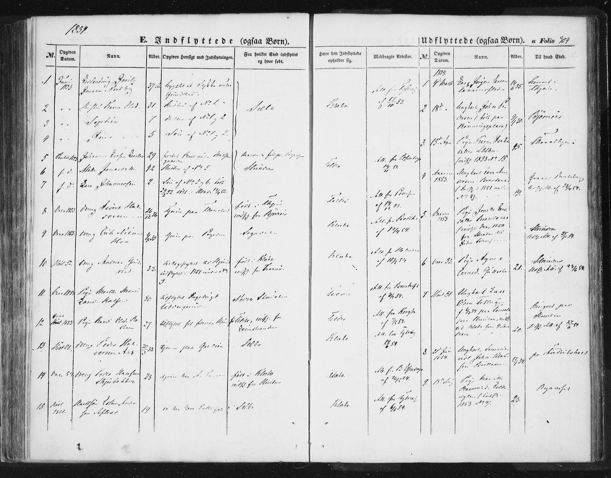 Ministerialprotokoller, klokkerbøker og fødselsregistre - Sør-Trøndelag, SAT/A-1456/618/L0441: Parish register (official) no. 618A05, 1843-1862, p. 304