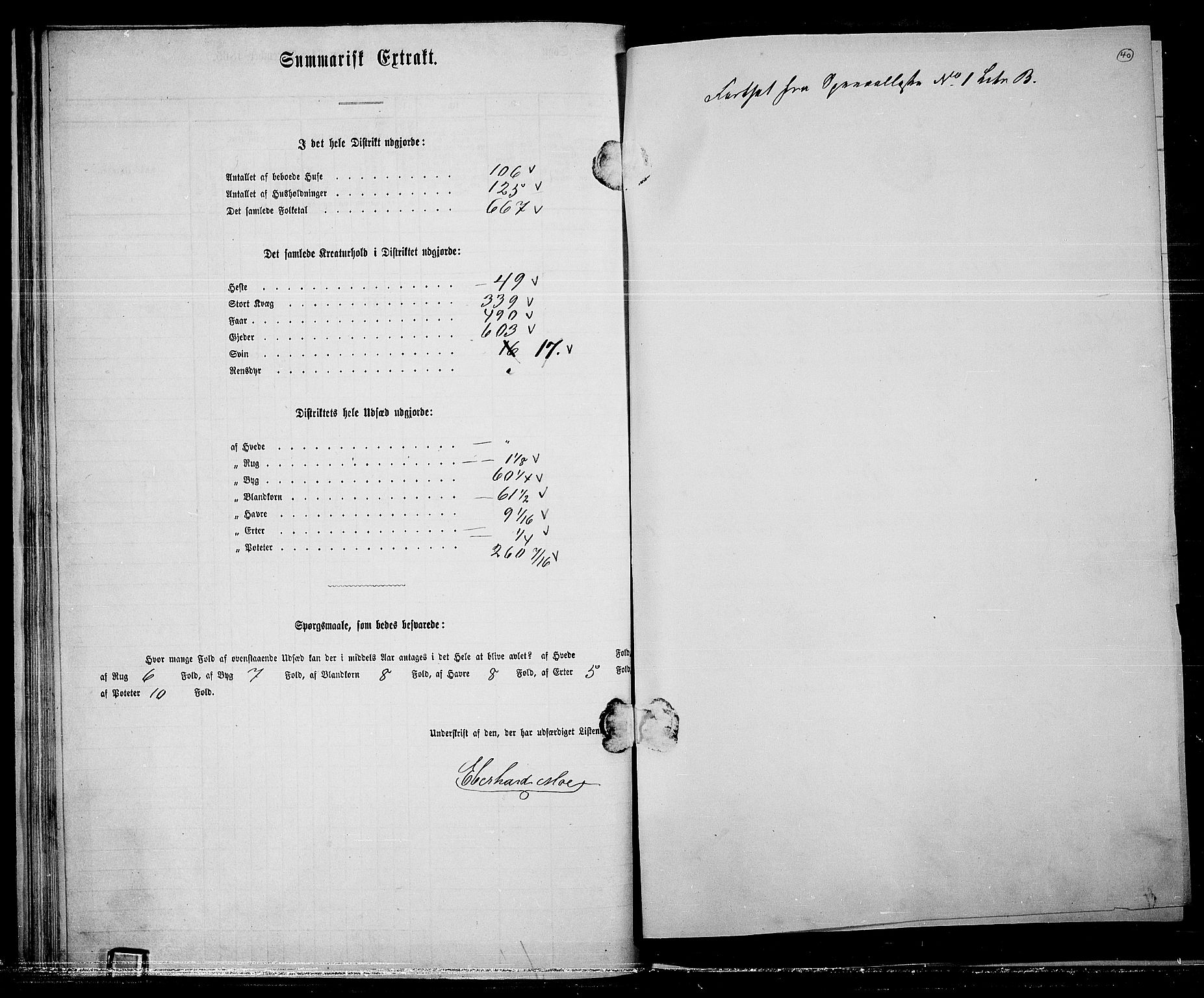 RA, 1865 census for Åsnes, 1865, p. 37