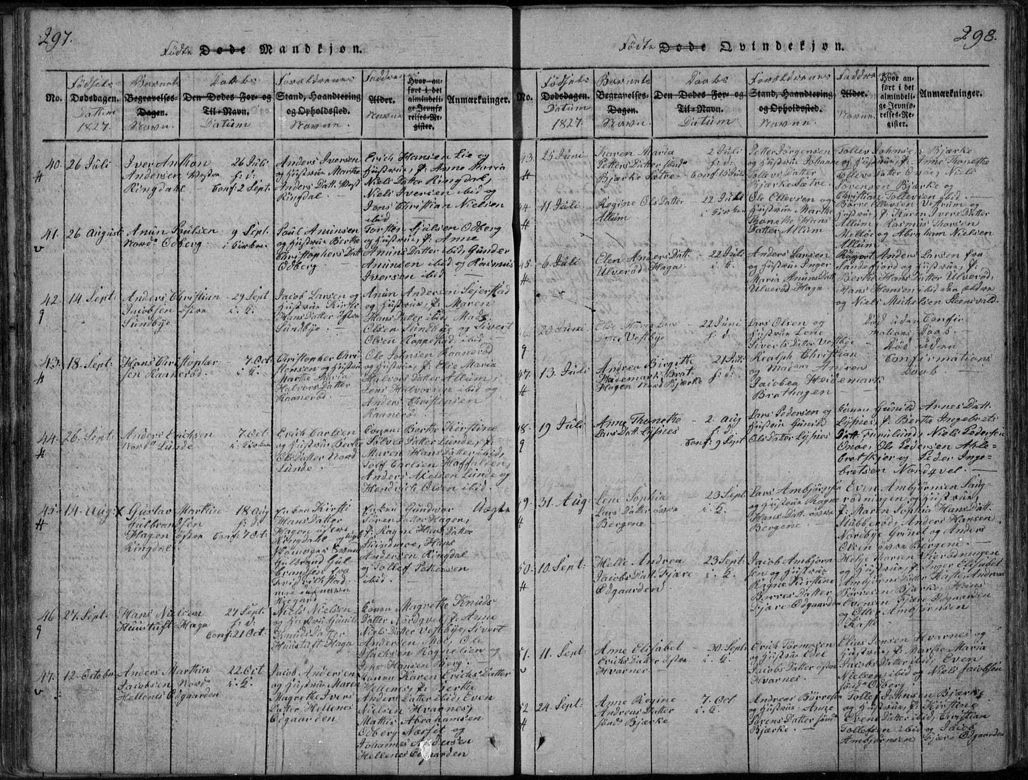 Hedrum kirkebøker, SAKO/A-344/F/Fa/L0004: Parish register (official) no. I 4, 1817-1835, p. 297-298