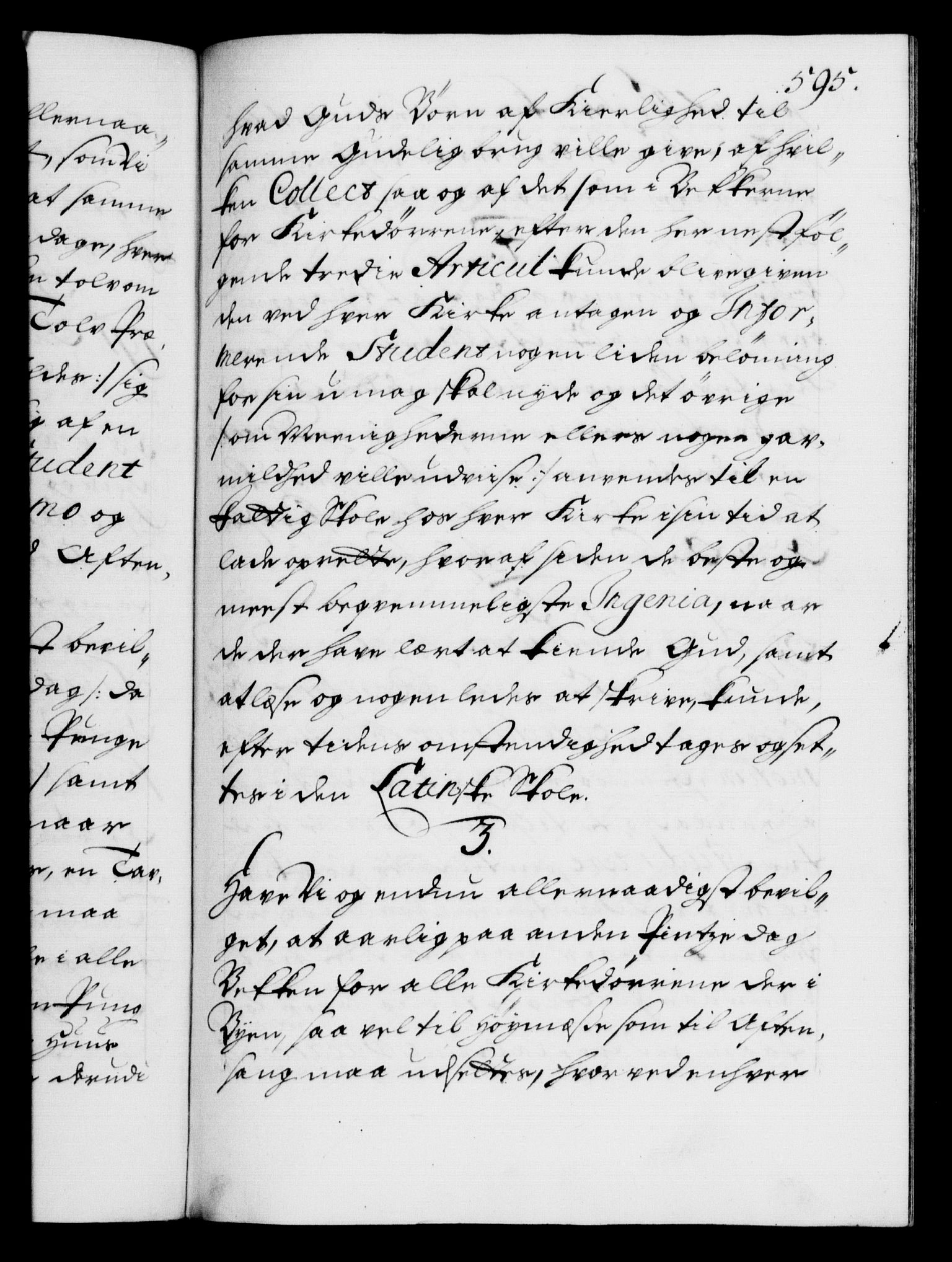 Danske Kanselli 1572-1799, AV/RA-EA-3023/F/Fc/Fca/Fcaa/L0022: Norske registre, 1716-1719, p. 595a