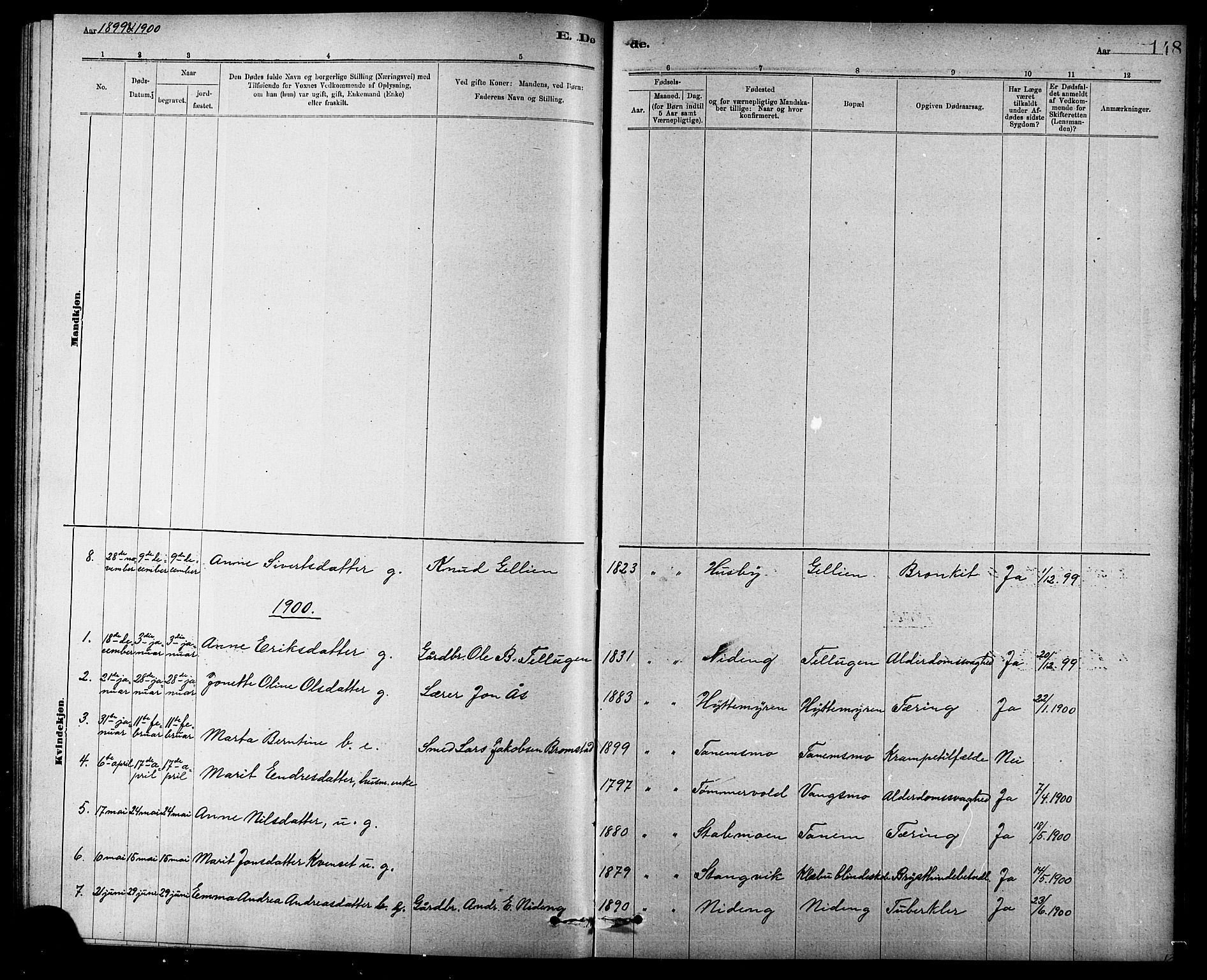 Ministerialprotokoller, klokkerbøker og fødselsregistre - Sør-Trøndelag, SAT/A-1456/618/L0452: Parish register (copy) no. 618C03, 1884-1906, p. 148