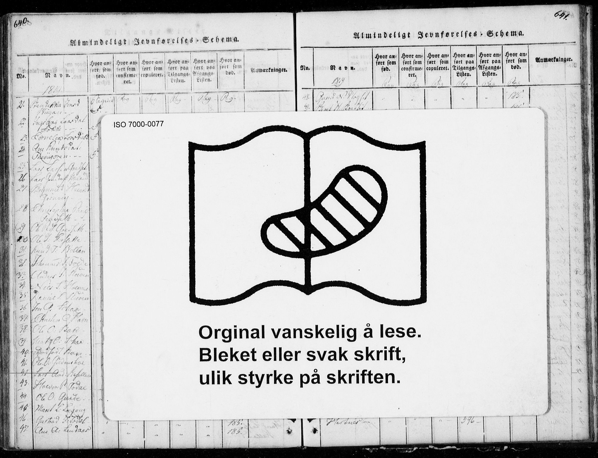 Ministerialprotokoller, klokkerbøker og fødselsregistre - Møre og Romsdal, AV/SAT-A-1454/578/L0903: Parish register (official) no. 578A02, 1819-1838, p. 640-641