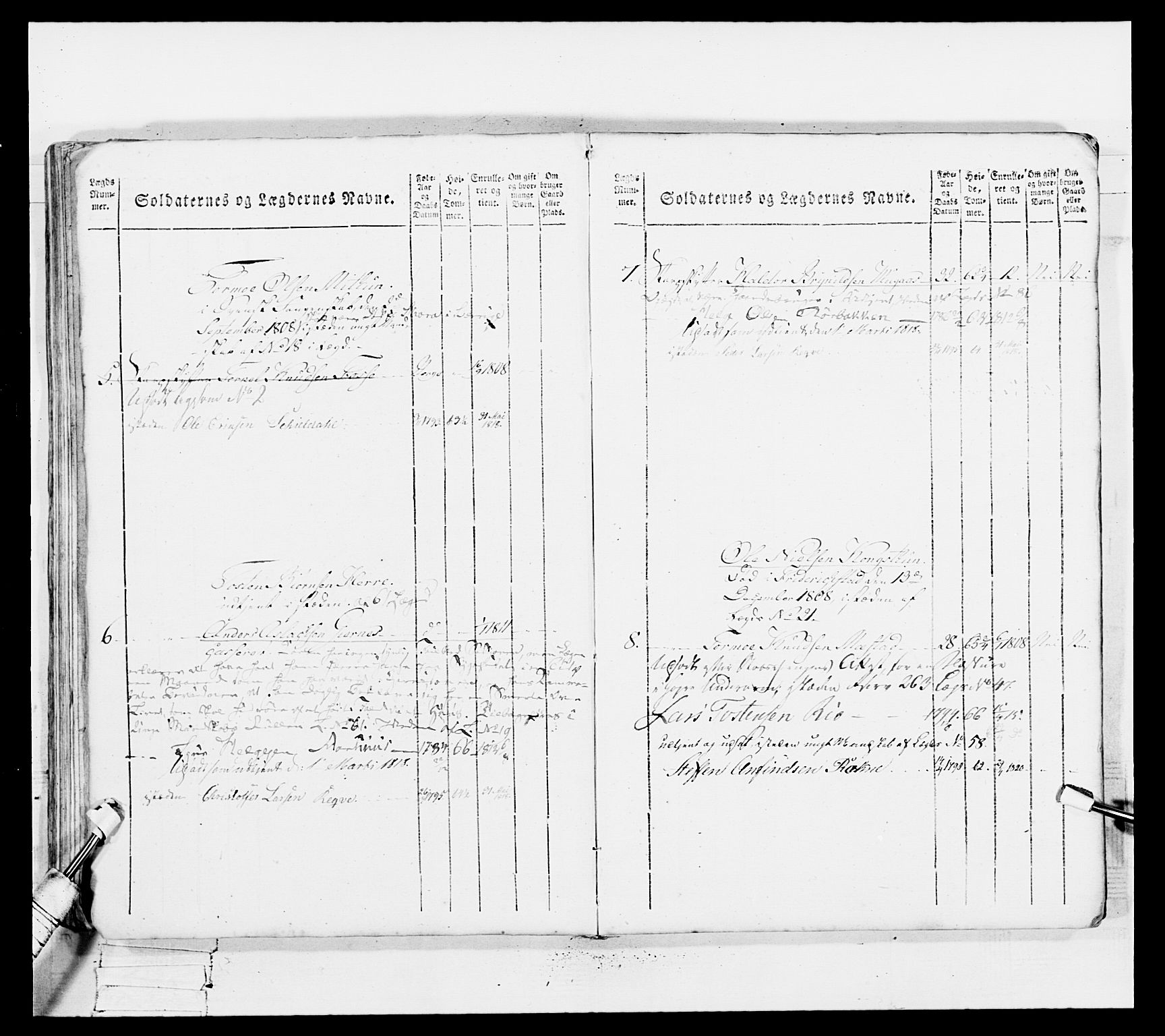 Generalitets- og kommissariatskollegiet, Det kongelige norske kommissariatskollegium, AV/RA-EA-5420/E/Eh/L0100: Bergenhusiske skarpskytterbataljon, 1812, p. 297