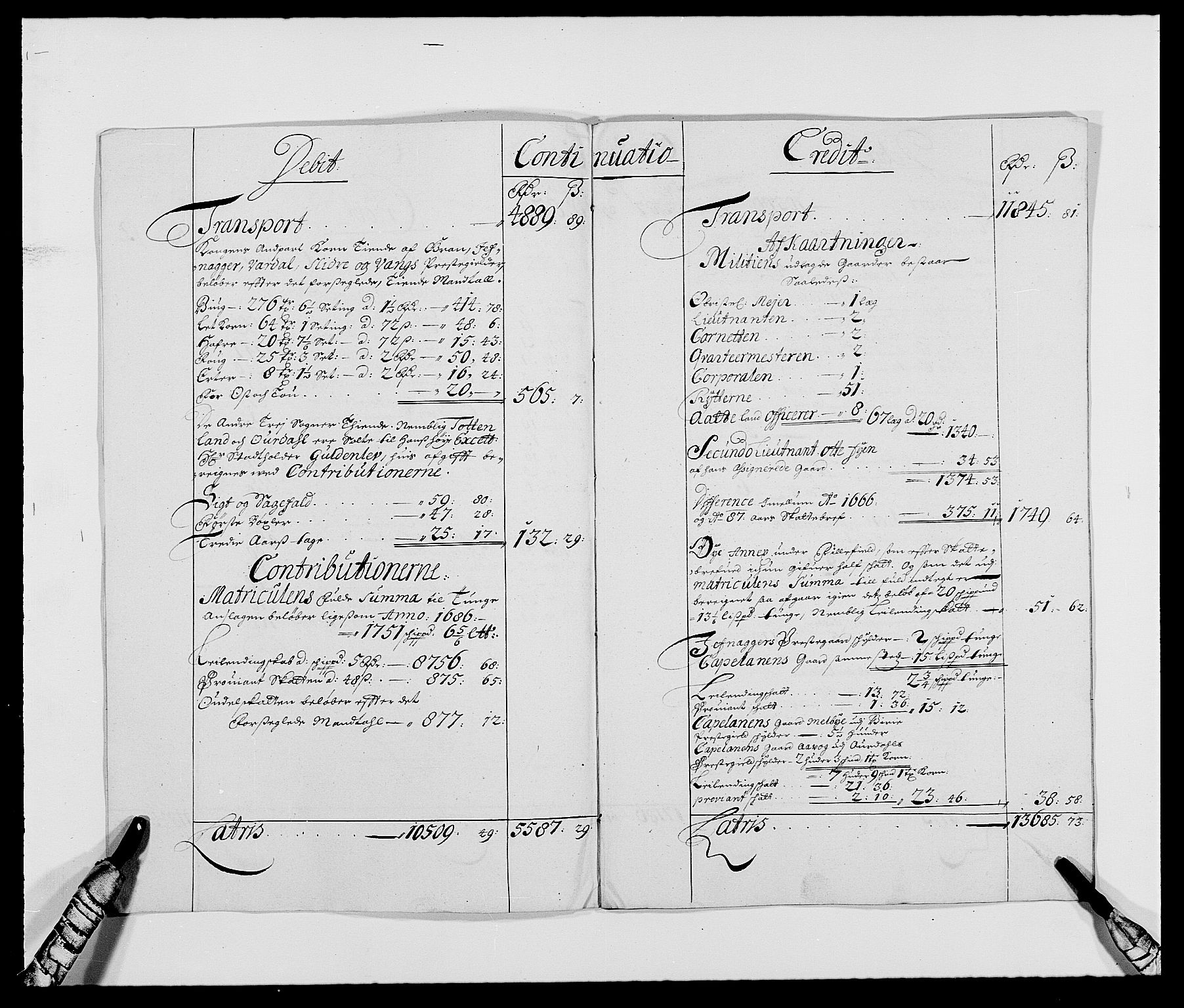 Rentekammeret inntil 1814, Reviderte regnskaper, Fogderegnskap, AV/RA-EA-4092/R18/L1286: Fogderegnskap Hadeland, Toten og Valdres, 1687, p. 4