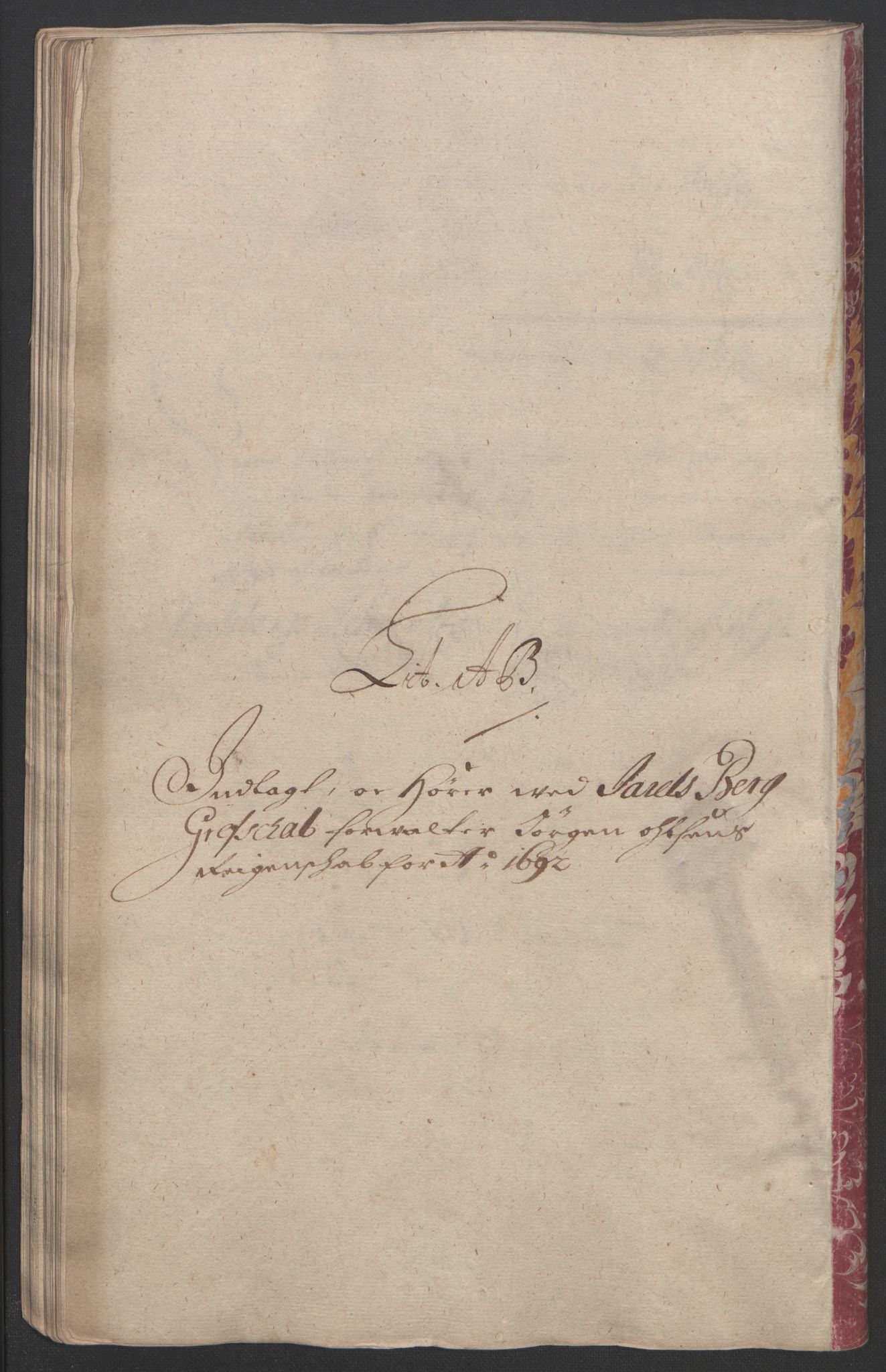 Rentekammeret inntil 1814, Reviderte regnskaper, Fogderegnskap, AV/RA-EA-4092/R32/L1865: Fogderegnskap Jarlsberg grevskap, 1692, p. 144