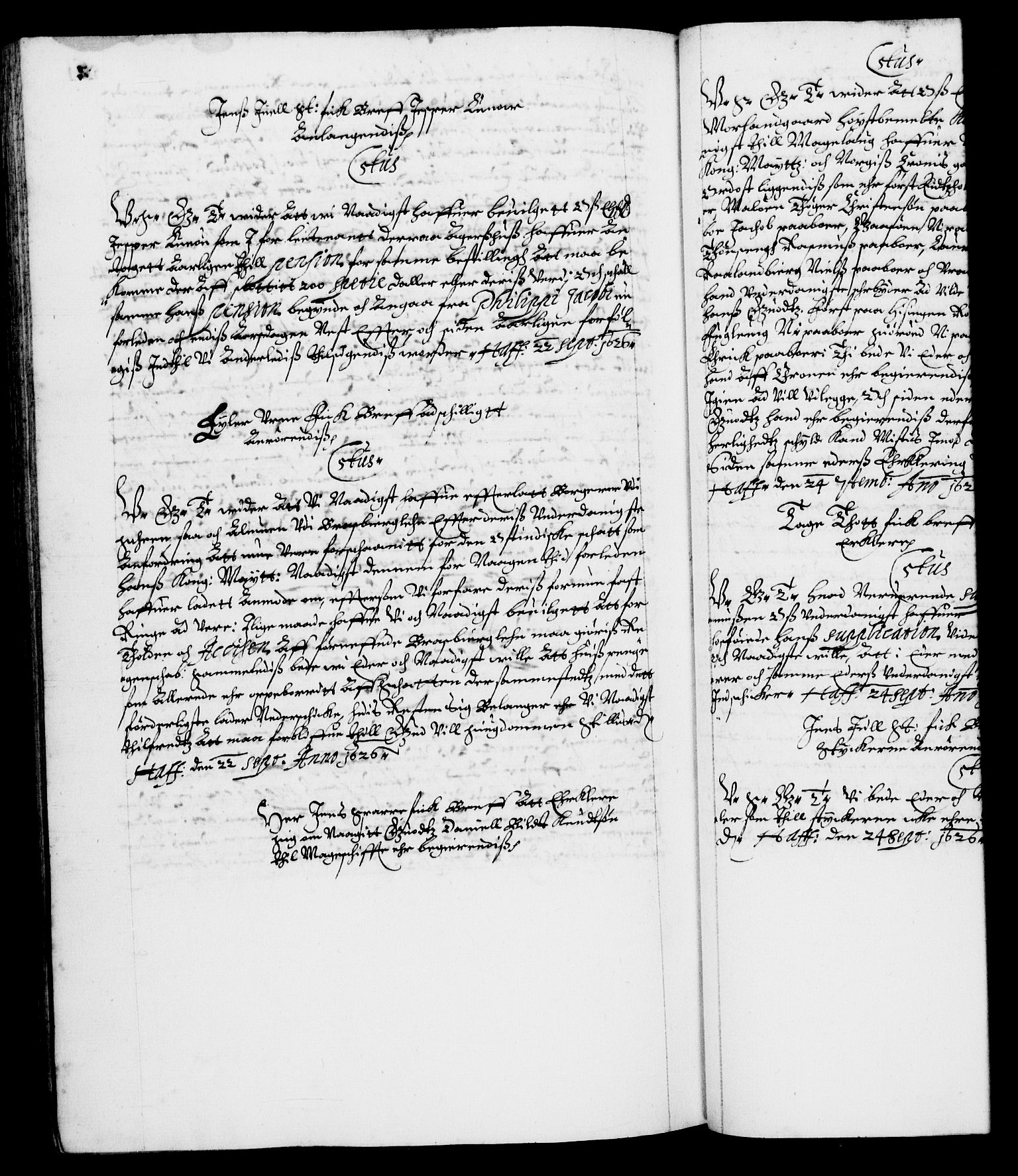 Danske Kanselli 1572-1799, AV/RA-EA-3023/F/Fc/Fca/Fcab/L0004: Norske tegnelser (mikrofilm), 1617-1627, p. 561b