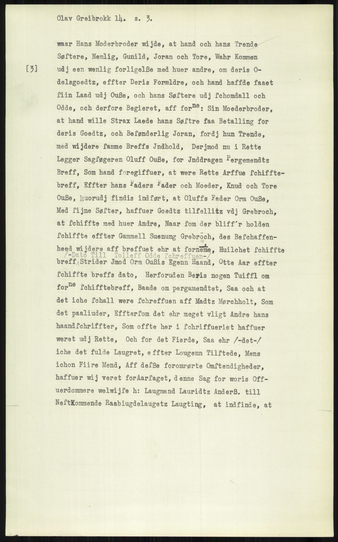 Samlinger til kildeutgivelse, Diplomavskriftsamlingen, AV/RA-EA-4053/H/Ha, p. 1542