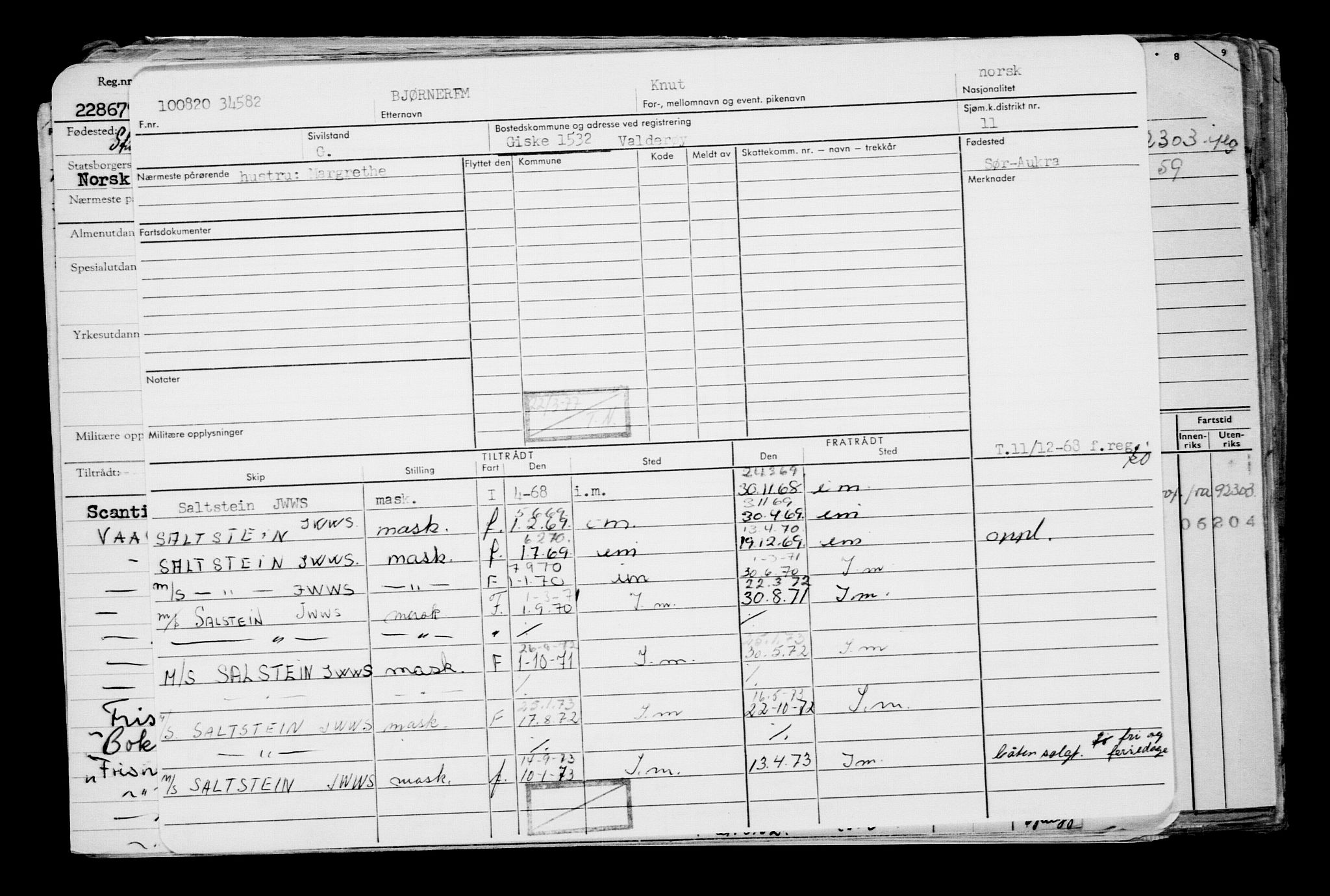 Direktoratet for sjømenn, AV/RA-S-3545/G/Gb/L0184: Hovedkort, 1920, p. 192