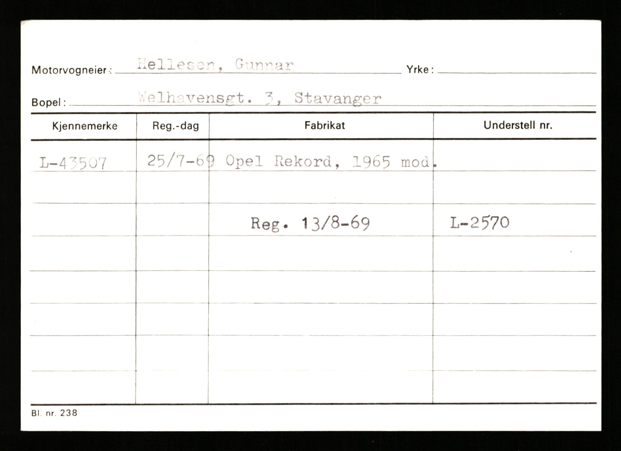 Stavanger trafikkstasjon, AV/SAST-A-101942/0/G/L0006: Registreringsnummer: 34250 - 49007, 1930-1971, p. 2423