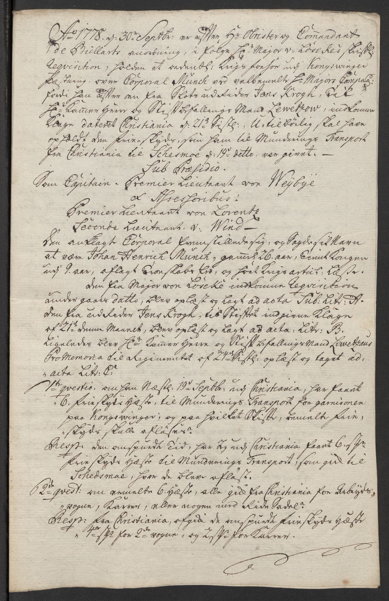 Kristiania stiftamt, SAO/A-10386/G/Gm/L0012: Domsakter og forhør, 1777-1783, p. 74