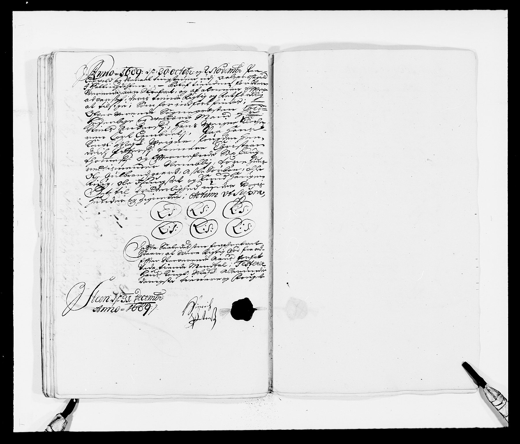 Rentekammeret inntil 1814, Reviderte regnskaper, Fogderegnskap, AV/RA-EA-4092/R21/L1447: Fogderegnskap Ringerike og Hallingdal, 1687-1689, p. 264