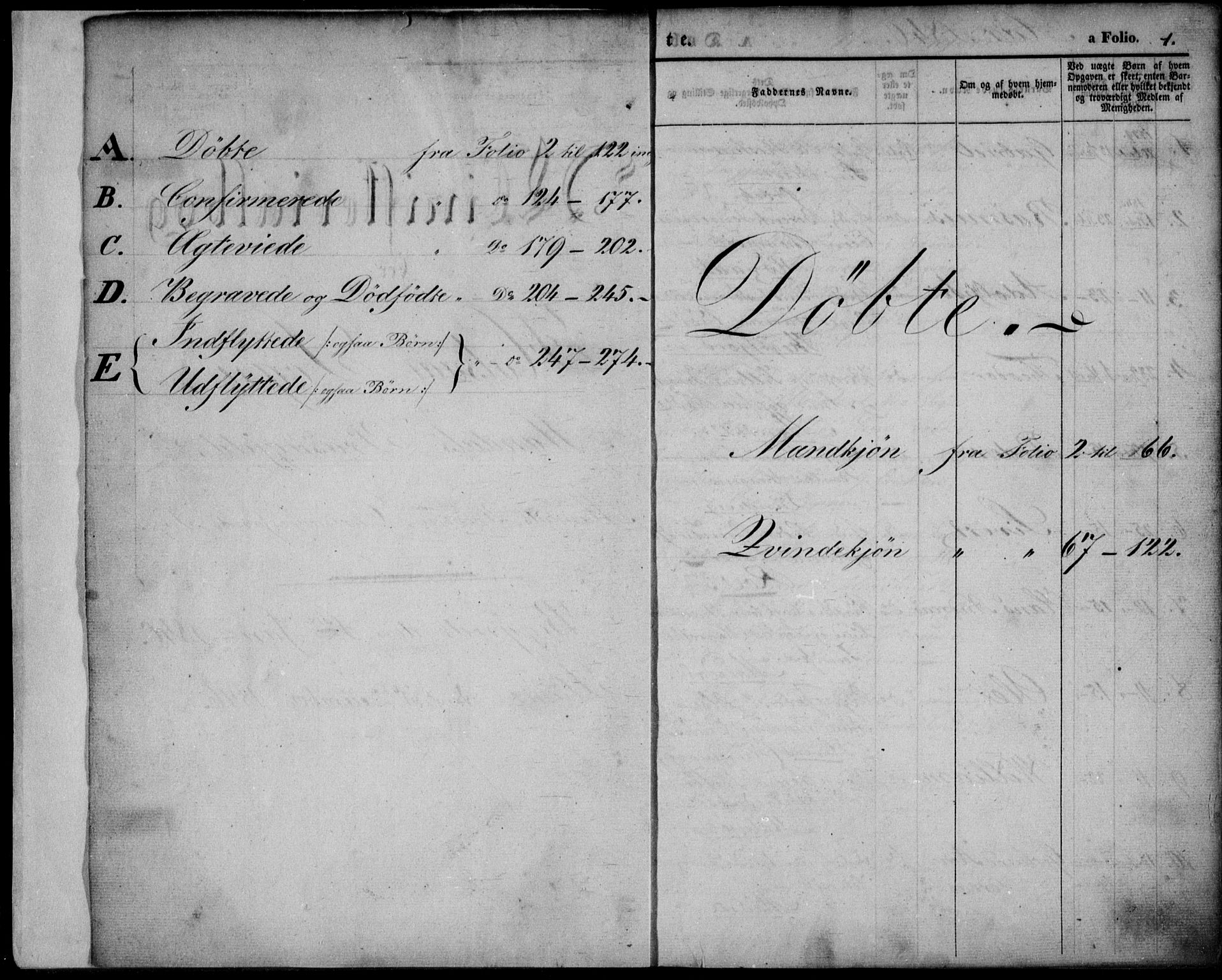 Mandal sokneprestkontor, SAK/1111-0030/F/Fa/Faa/L0012: Parish register (official) no. A 12, 1840-1847, p. 1